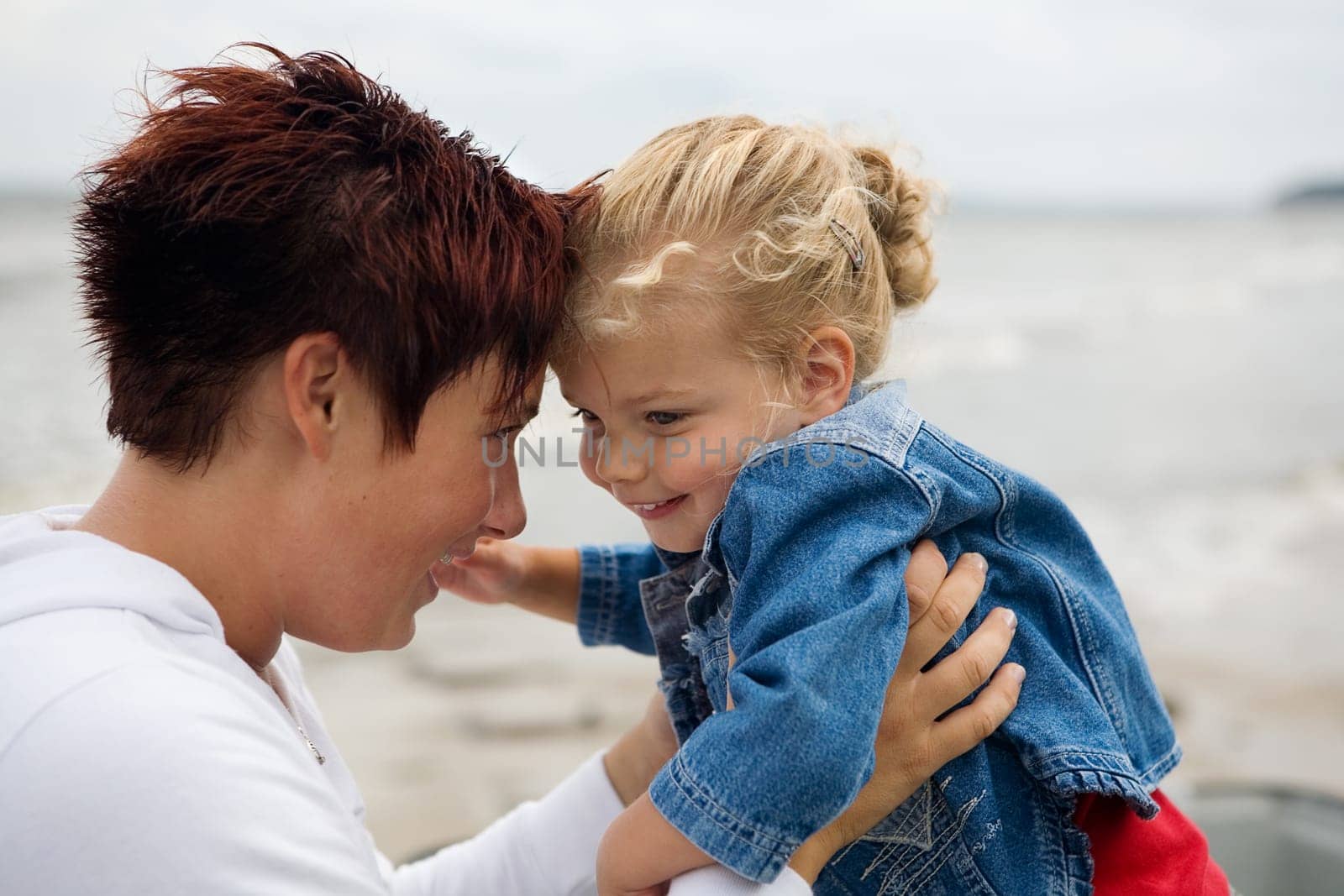 A young girl and a toddler