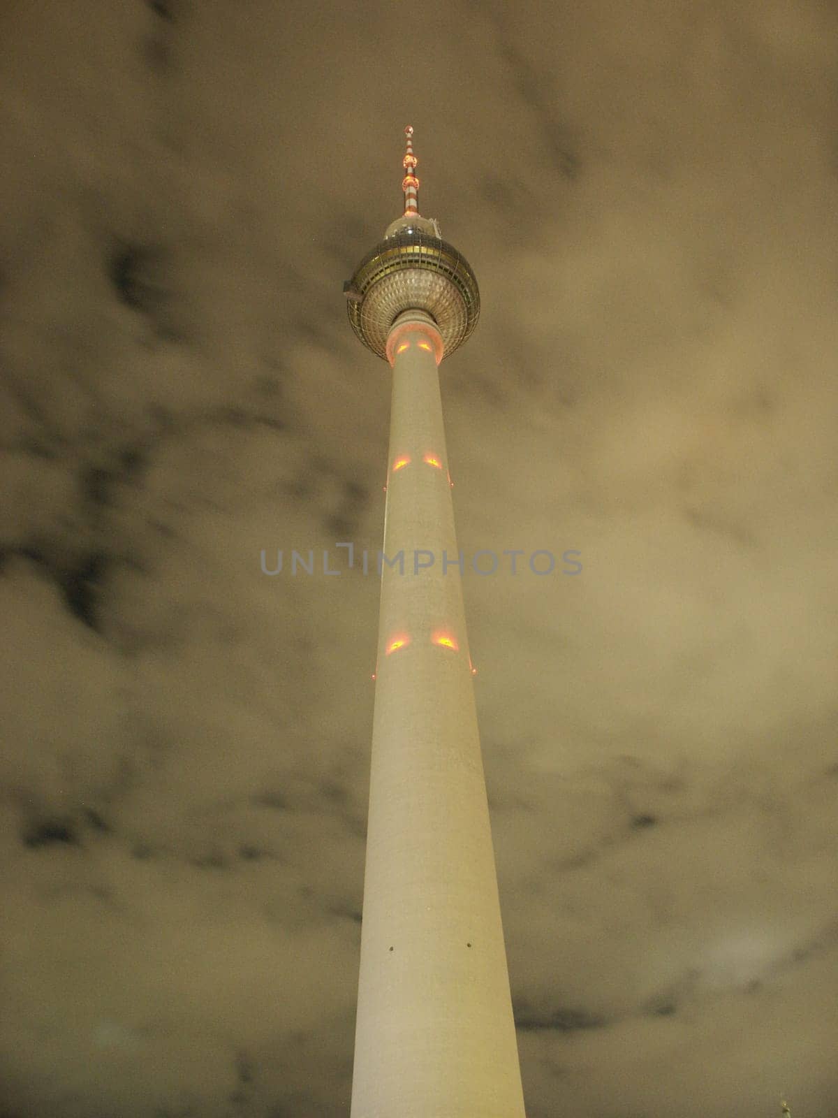 Berlin Radio Tower at night
