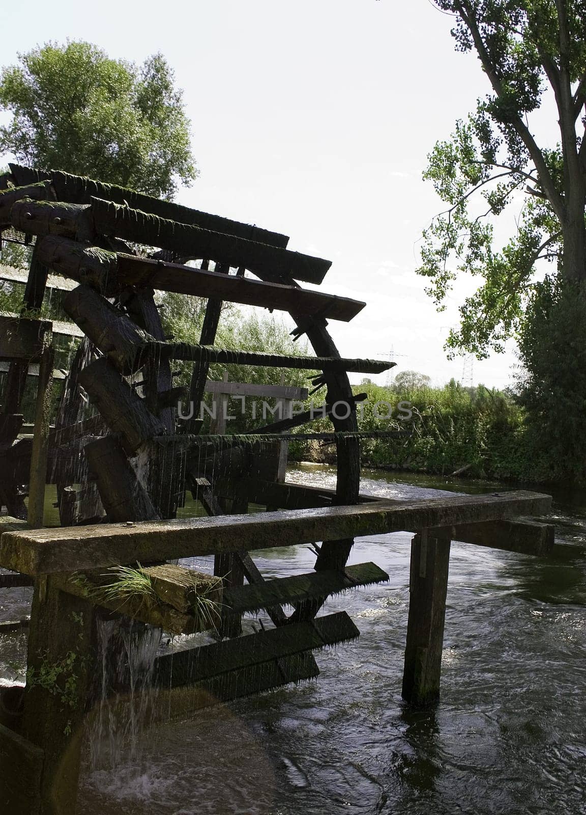 Old water wheel