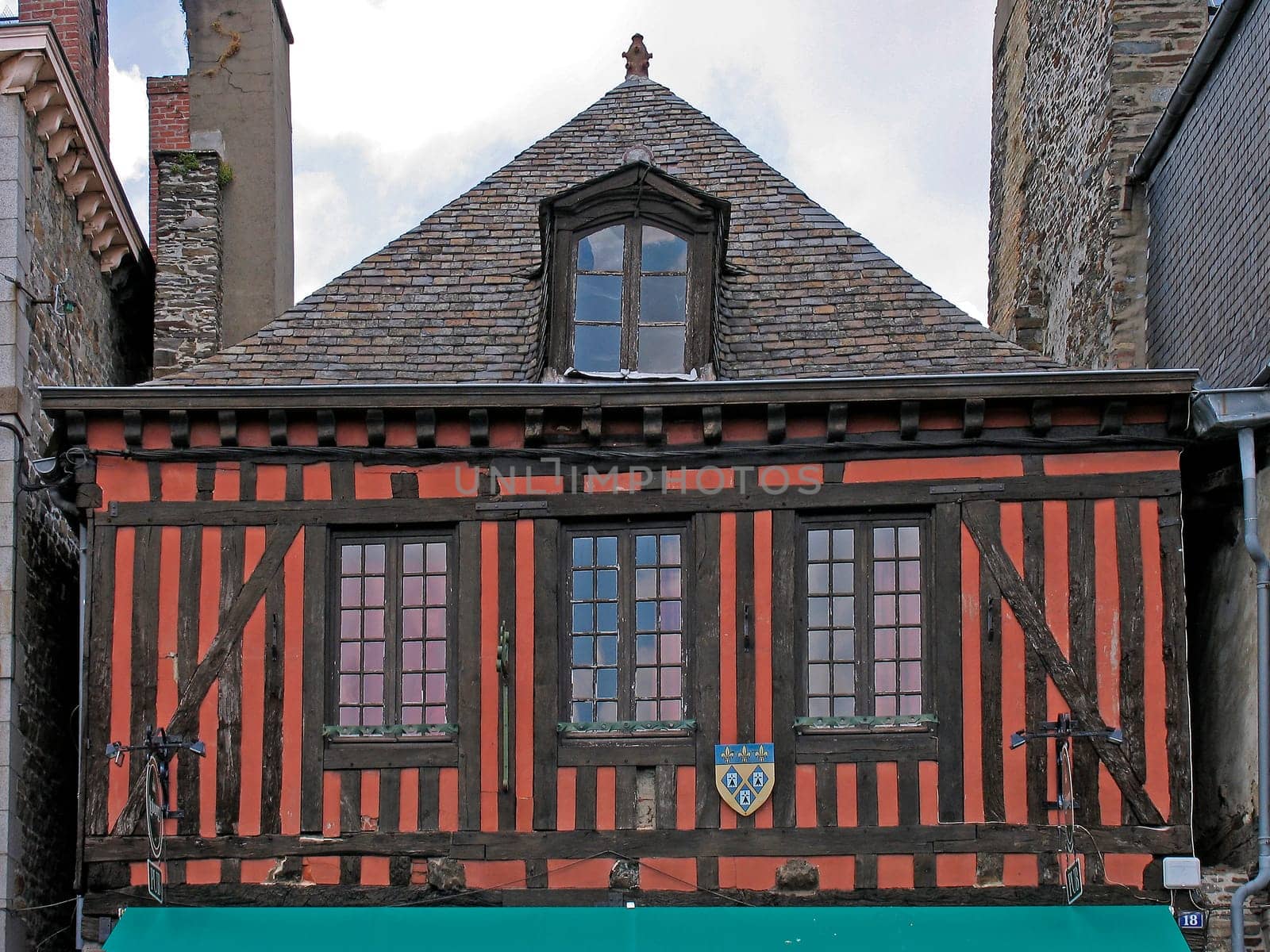 Dol-de-Bretagne,half-timbered house