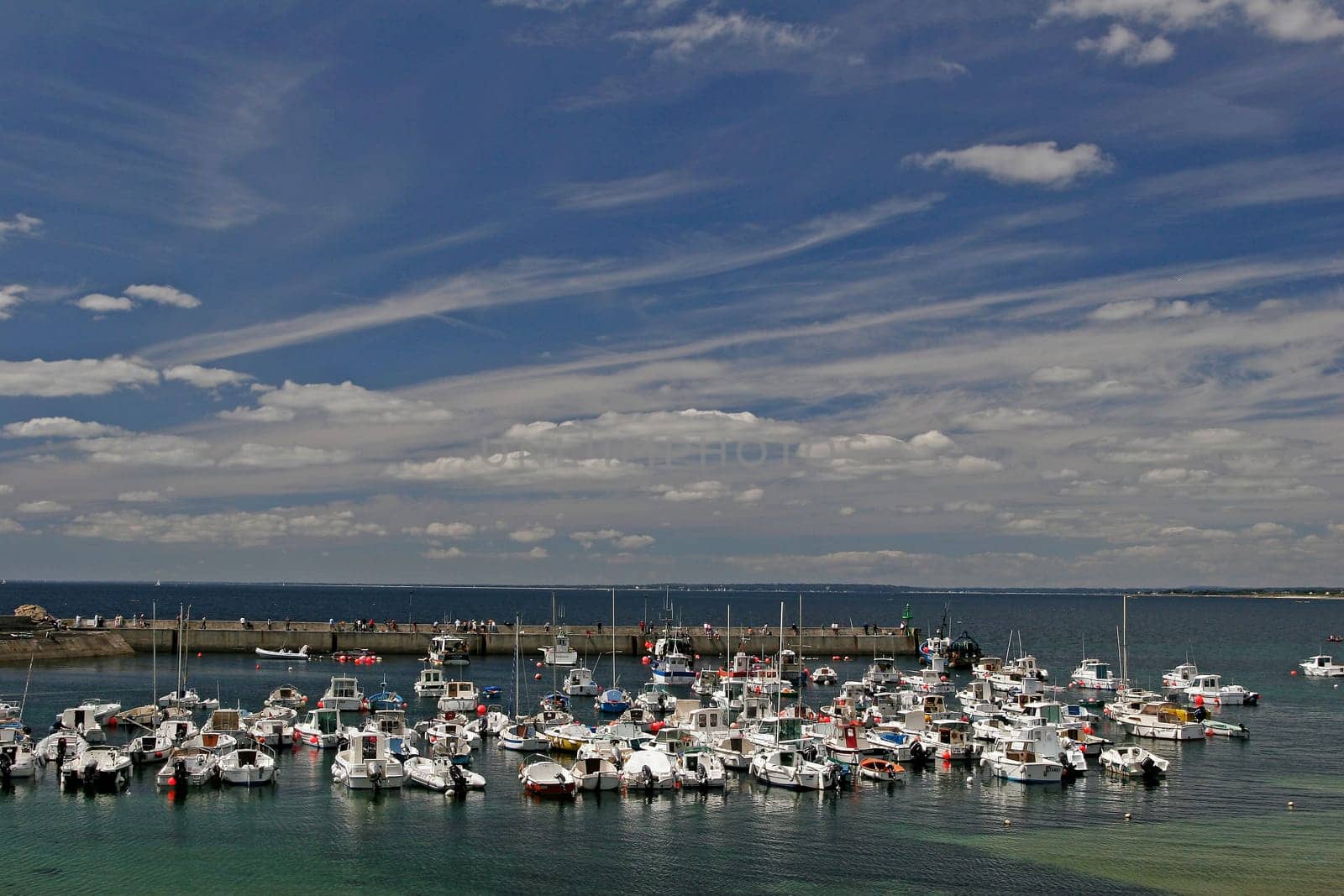 Pointe de Trevignon,In the harbour