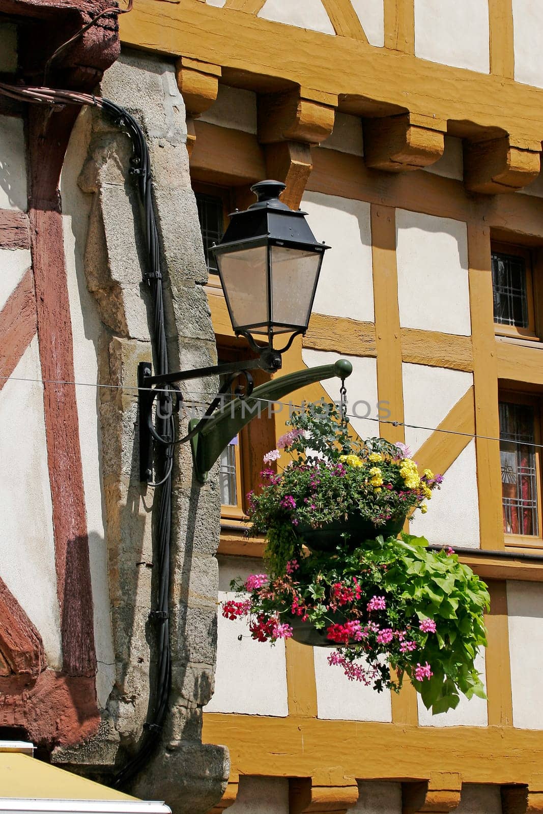 Vannes,half-timbered old town