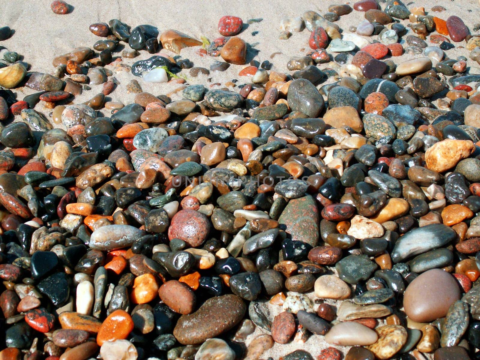 Beach stones