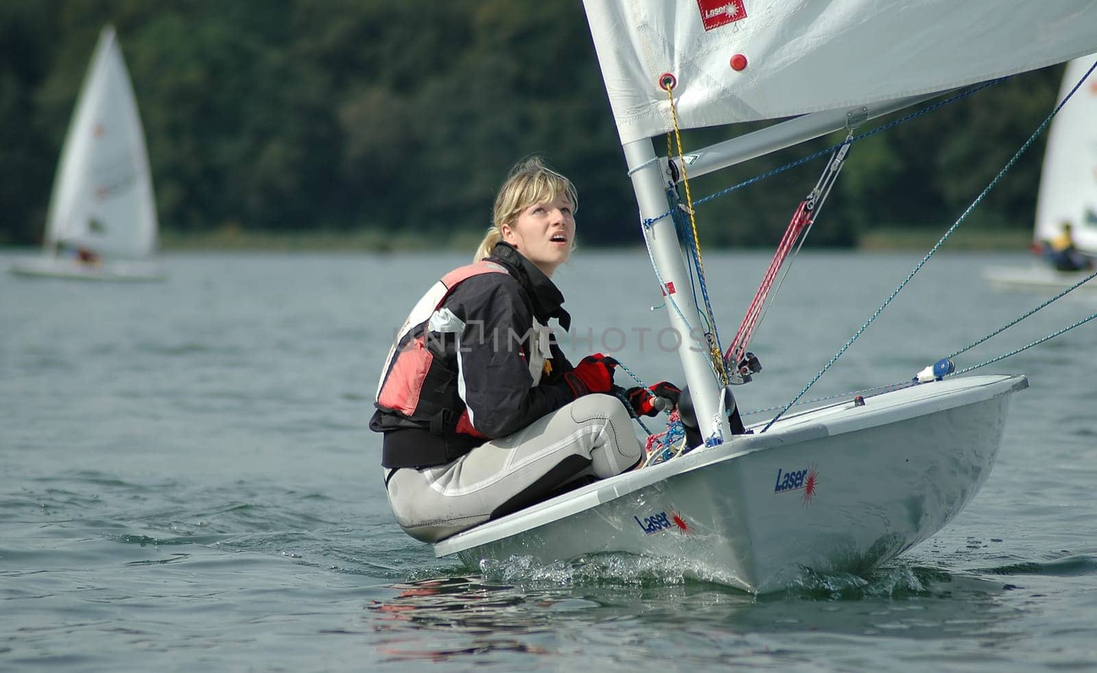 A little more wind would have been good for the athletes...!