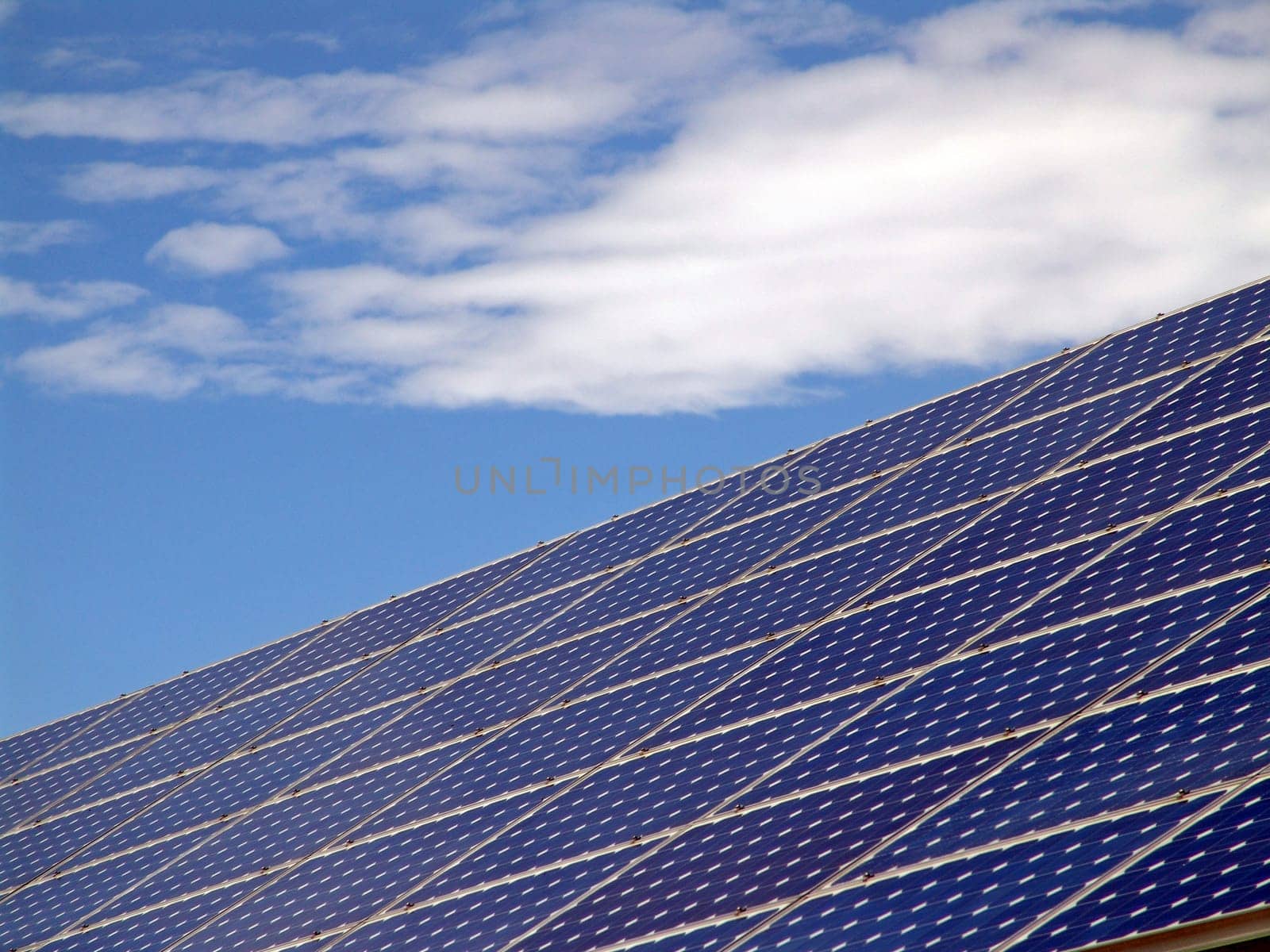 Photovoltaic system on agricultural building