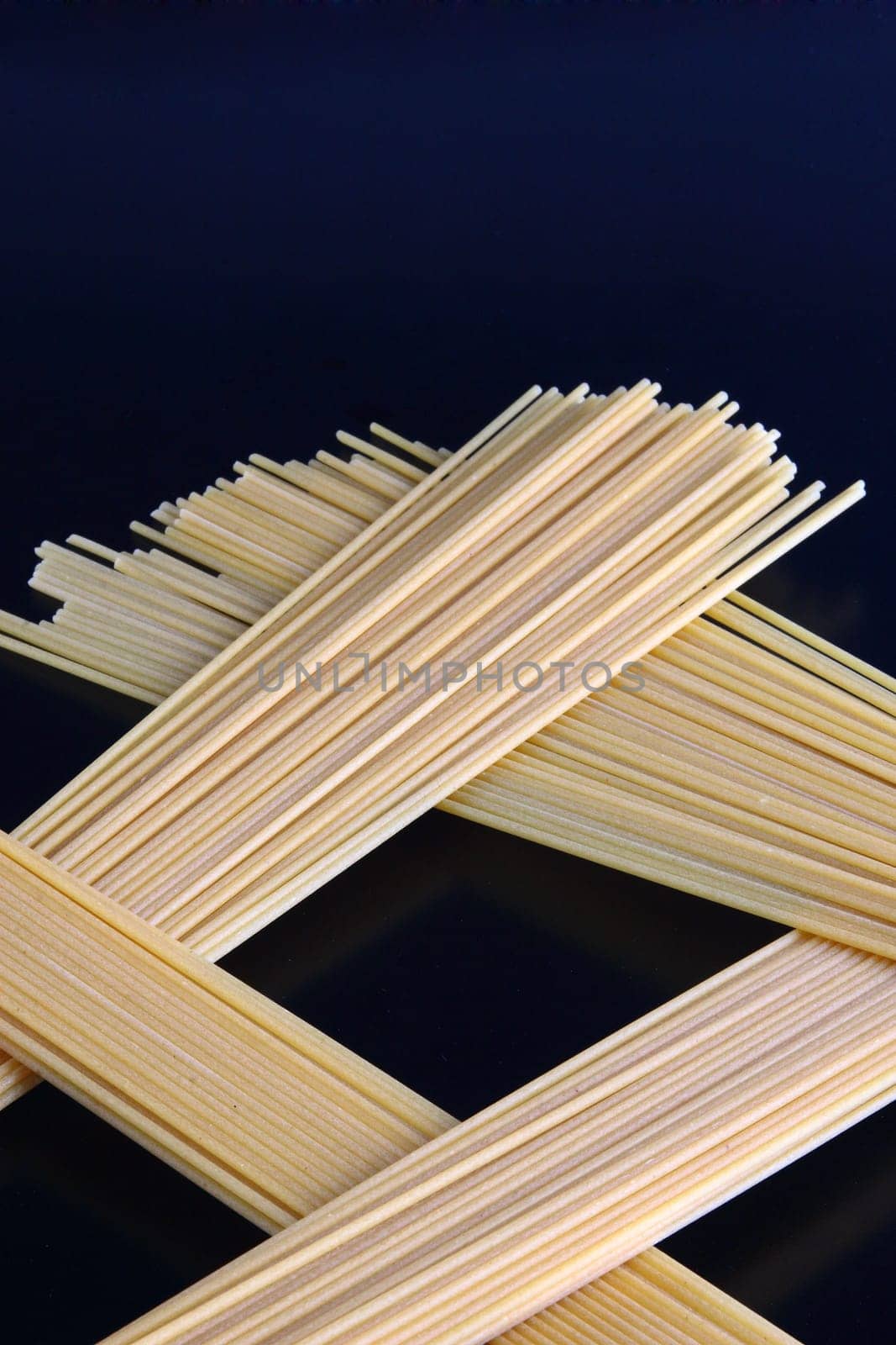 Spaghetti arranged differently