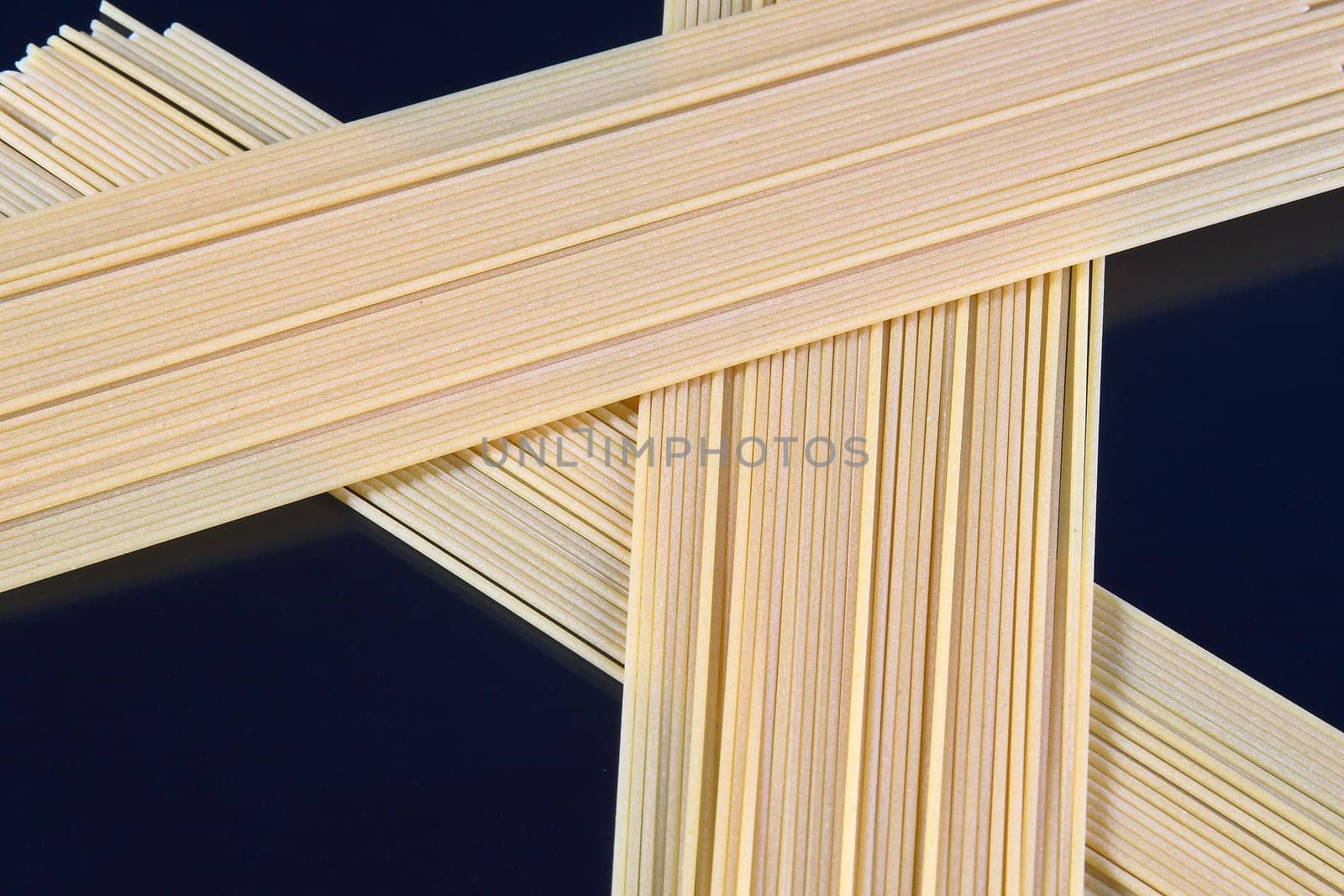 Spaghetti arranged differently