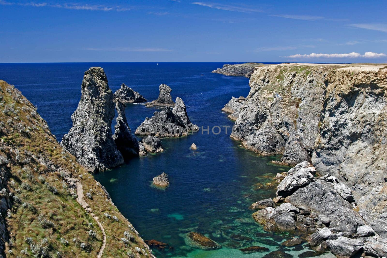 Belle-Ile,Les aiguilles de Port Coton