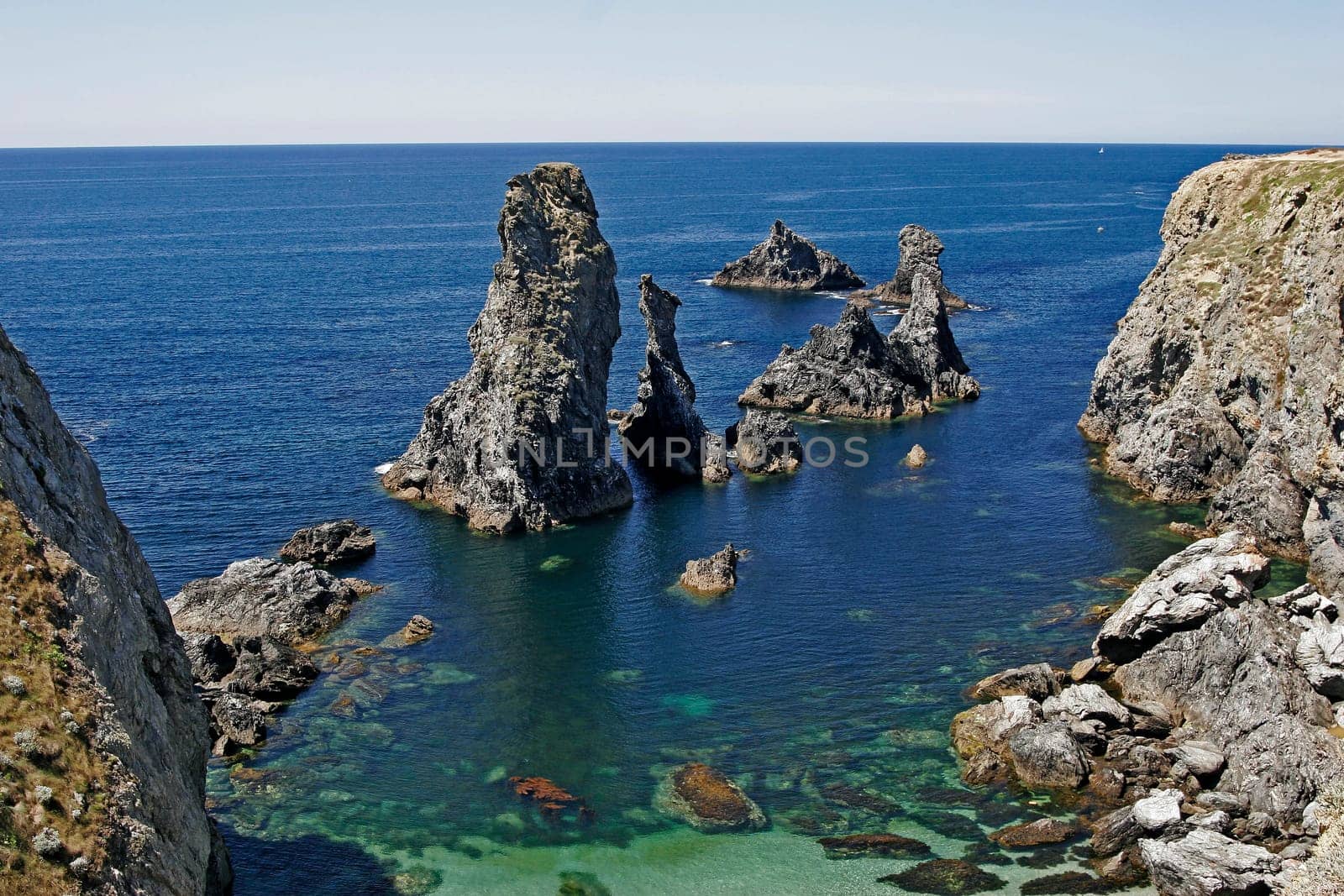 Belle-Ile,Les aiguilles de Port Coton