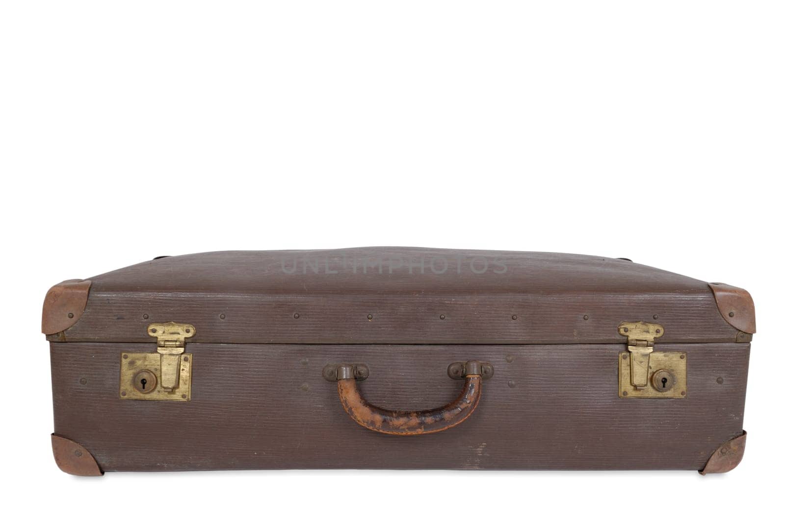 Old suitcase. Studio recording