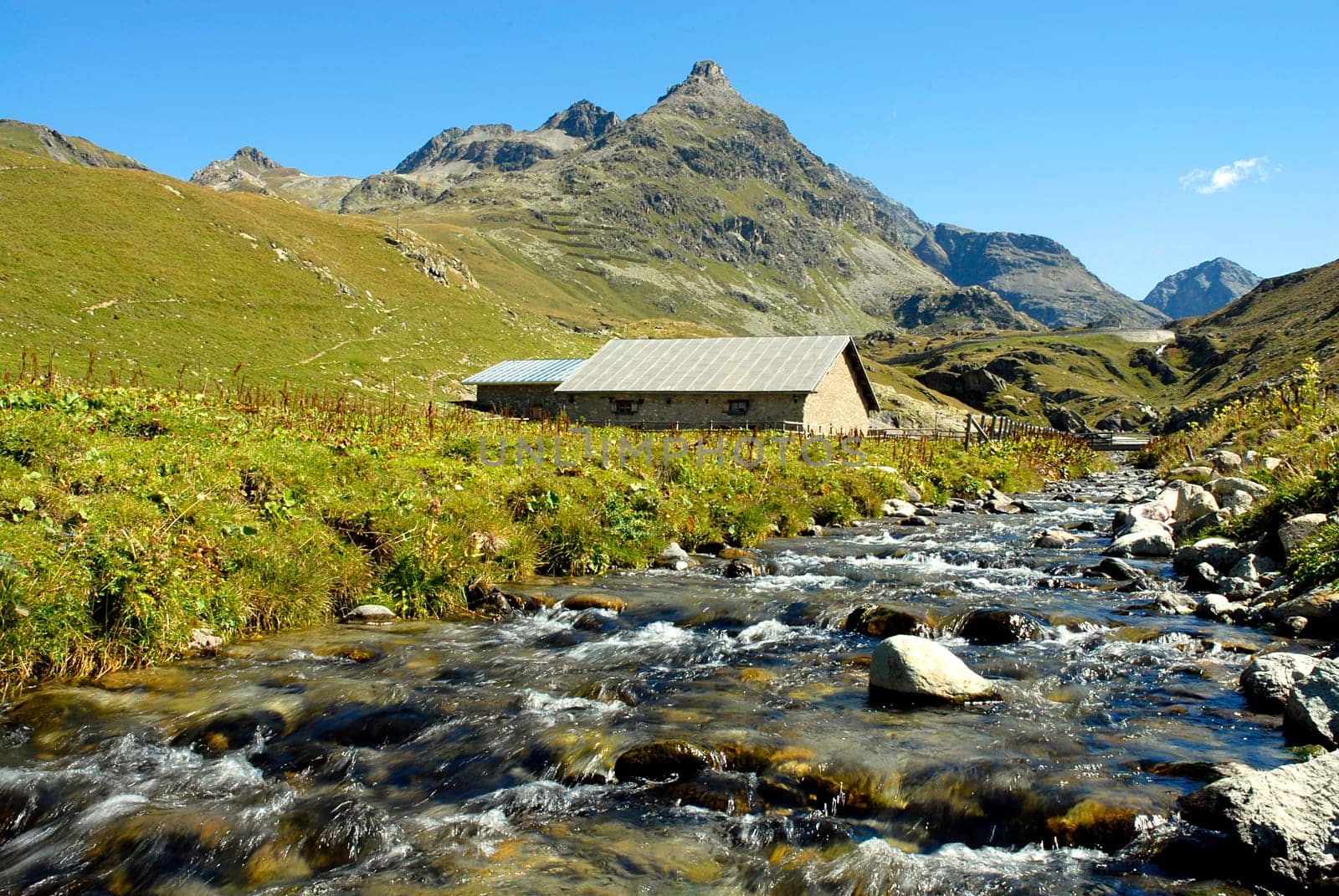 Mountain farmer's house