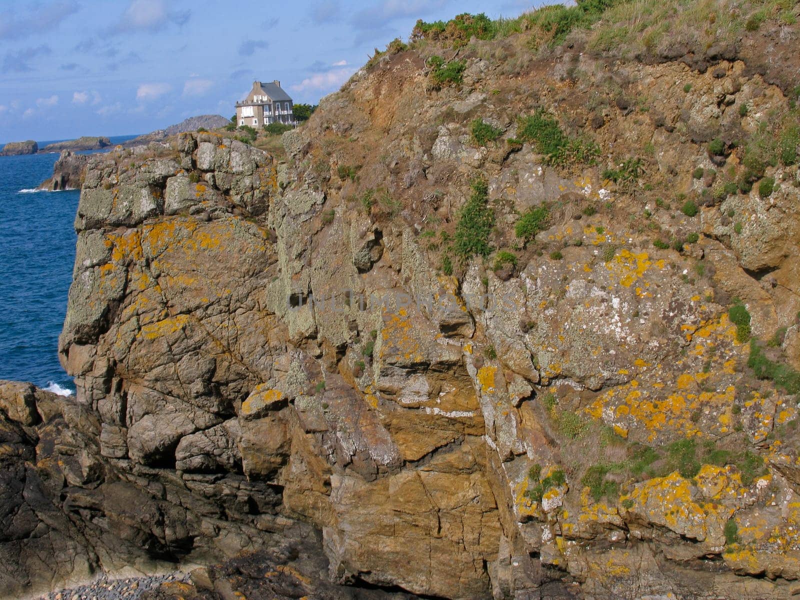 Rothéneuf,house by the sea