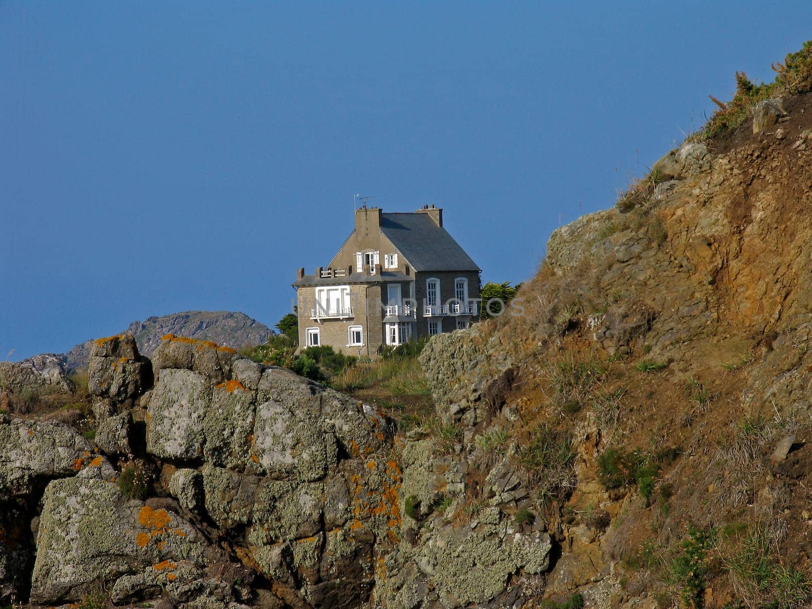 Rothéneuf,house by the sea