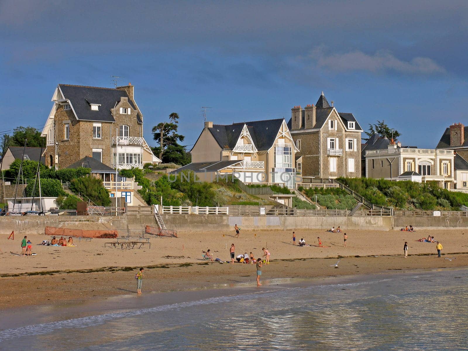 Rothéneuf,Houses by the sea