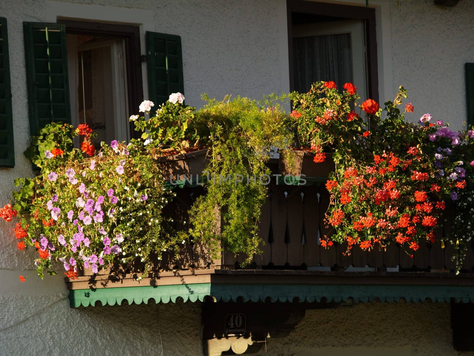 Bavarian-style balcony