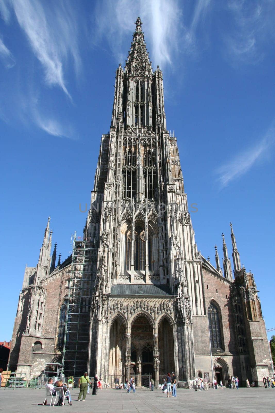 With a height of 161.53 m,it is the tallest church tower in the world