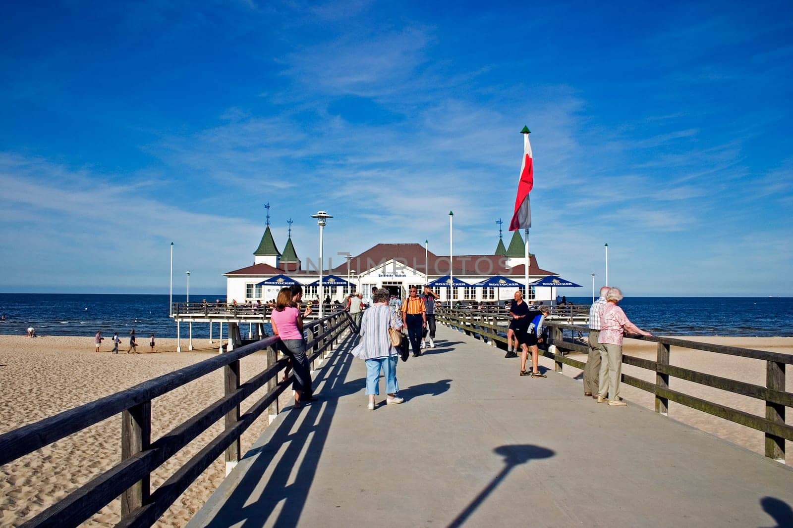 Island of Usedom,pier in Ahlbeck