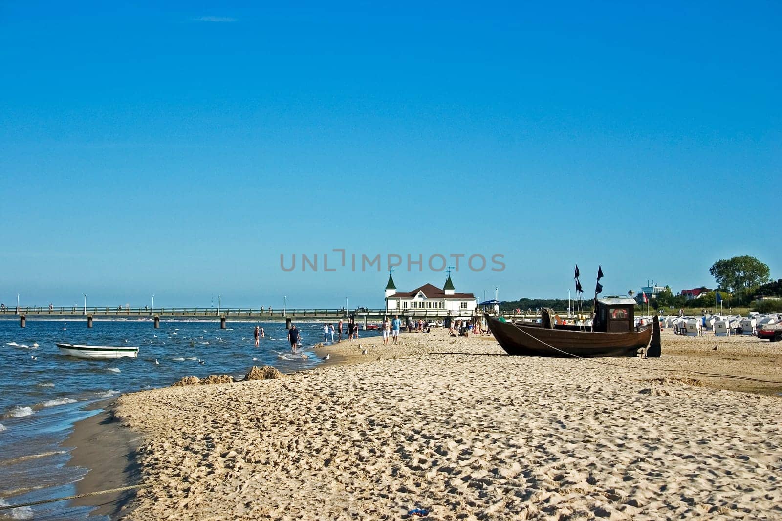 seaside resort Ahlbeck,island of Usedom