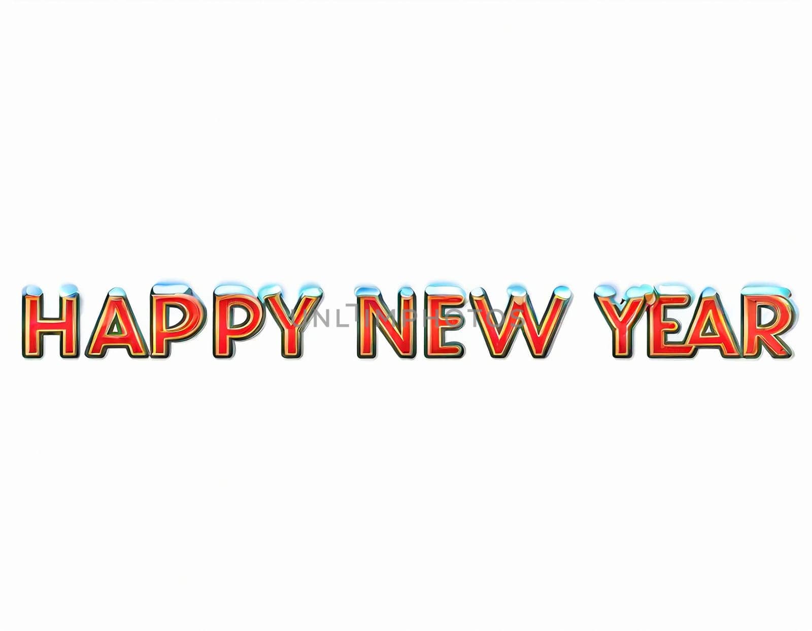 Minimalistic New Year background. High quality illustration