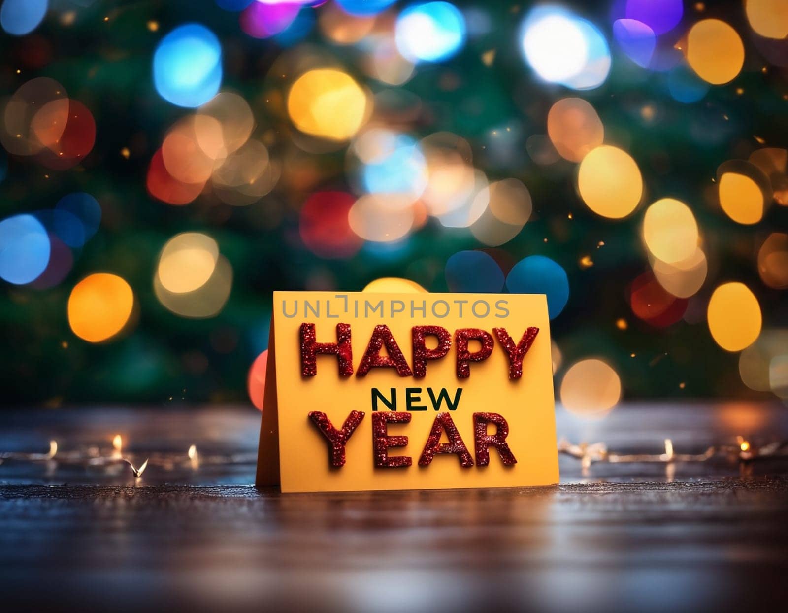 Beautiful New Year background by NeuroSky