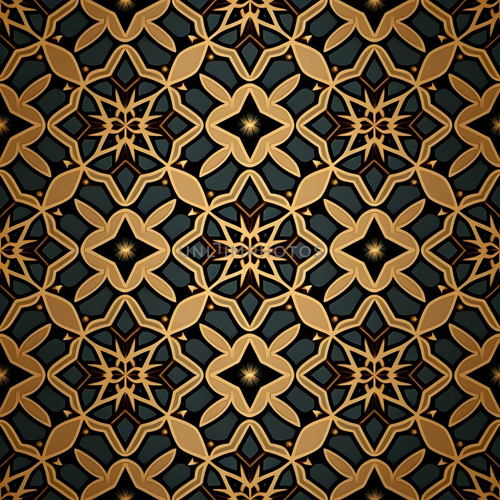 arabic ornament wallpaper and texture, neural network generated art by z1b