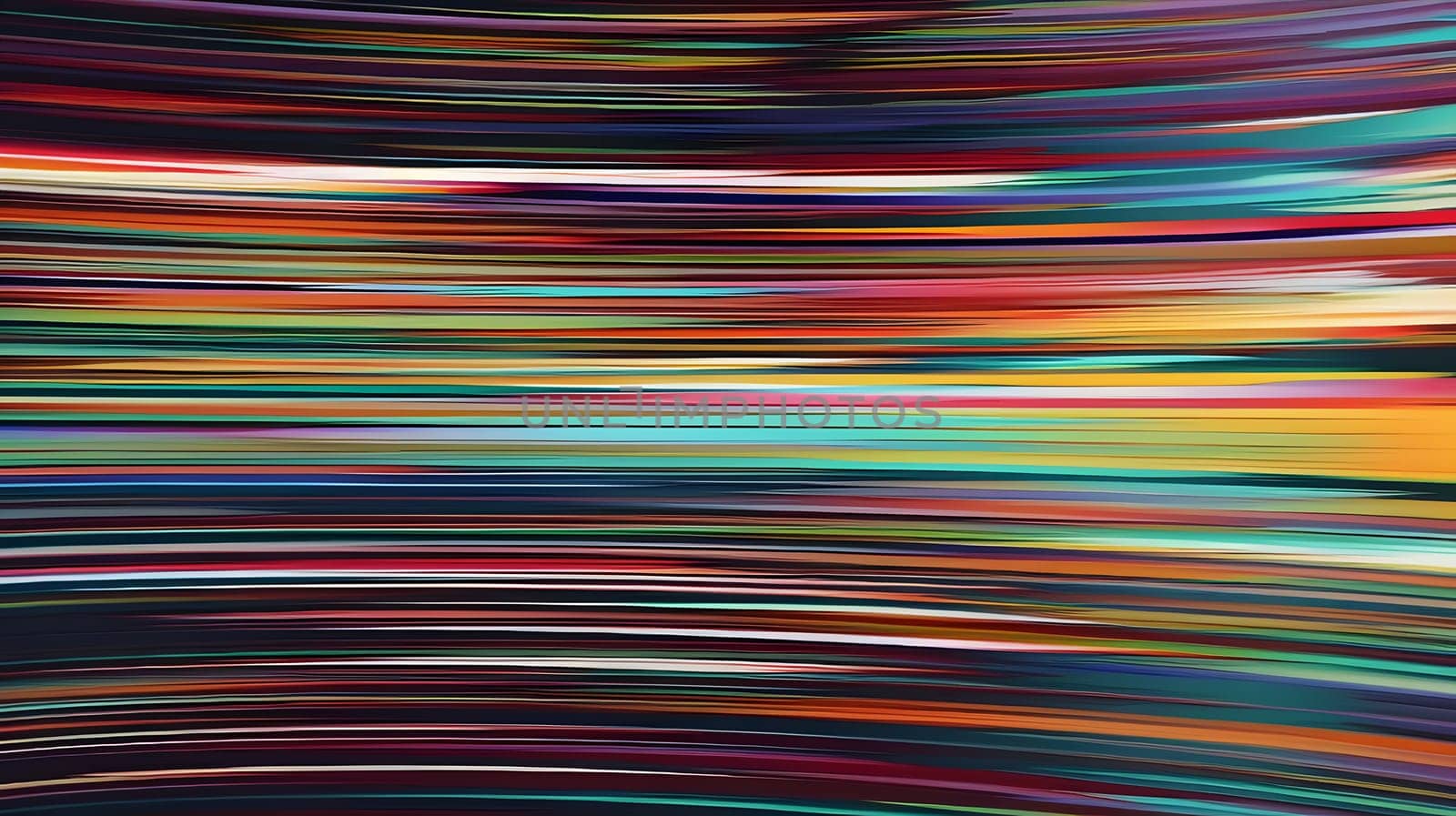 Abstract speed motion blur striped glitchy distorted background and wallpaper. Neural network generated in May 2023. Not based on any actual scene or pattern.