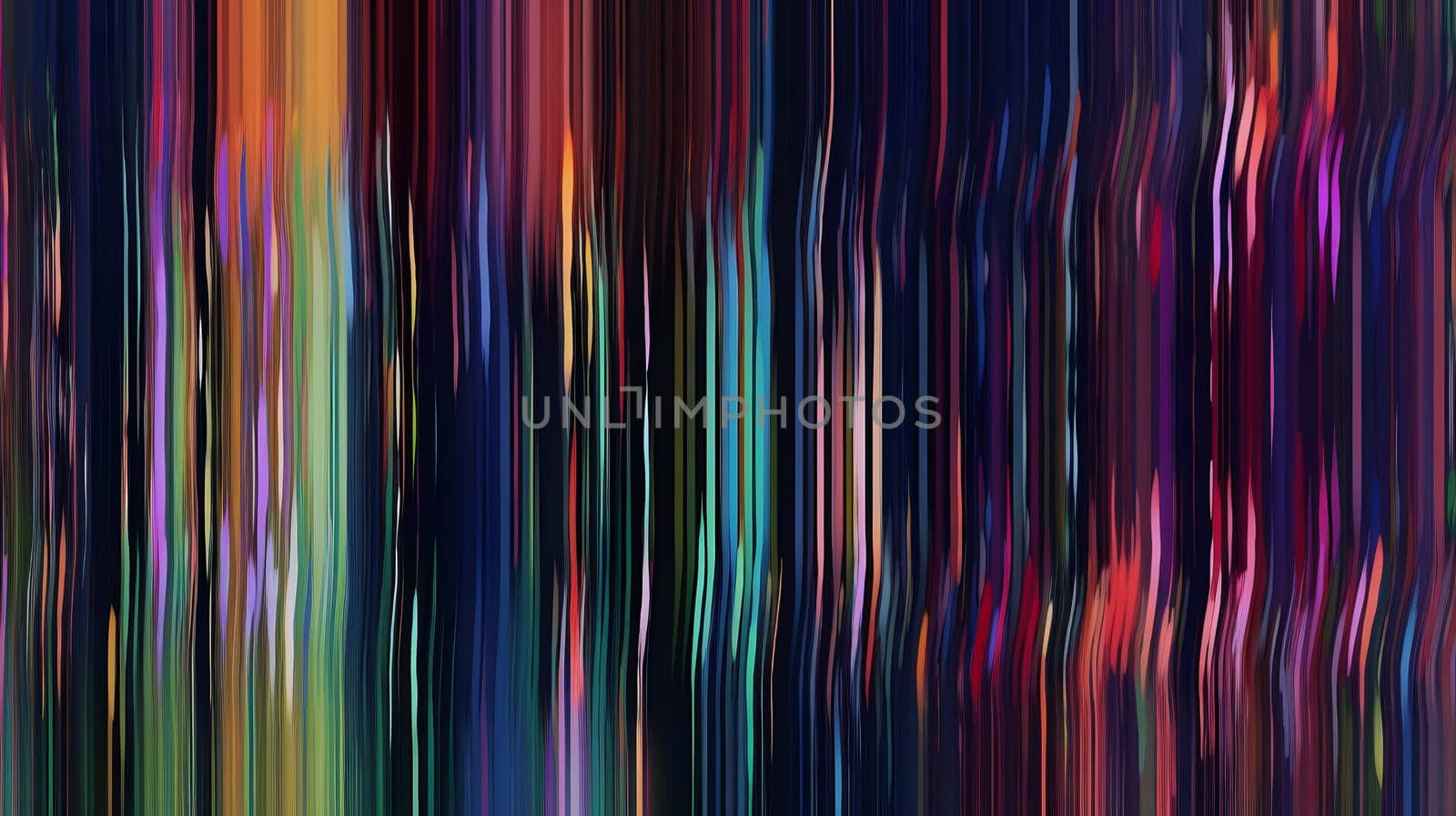 Abstract speed motion blur striped glitchy distorted background and wallpaper. Neural network generated in May 2023. Not based on any actual scene or pattern.