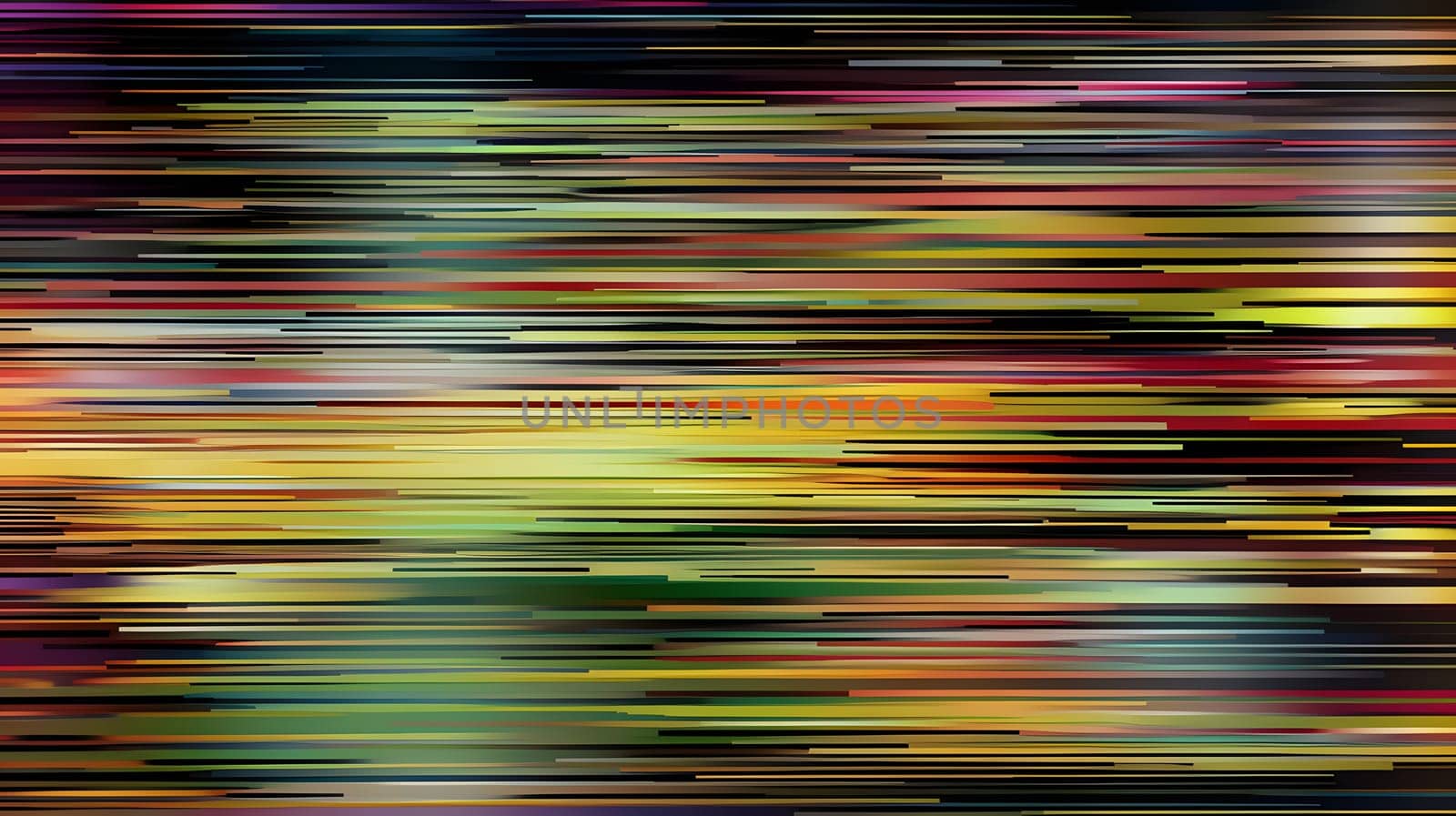 Abstract speed motion blur striped glitchy distorted background and wallpaper. Neural network generated in May 2023. Not based on any actual scene or pattern.