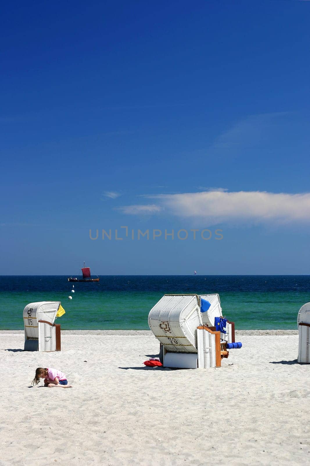 Child on the beach