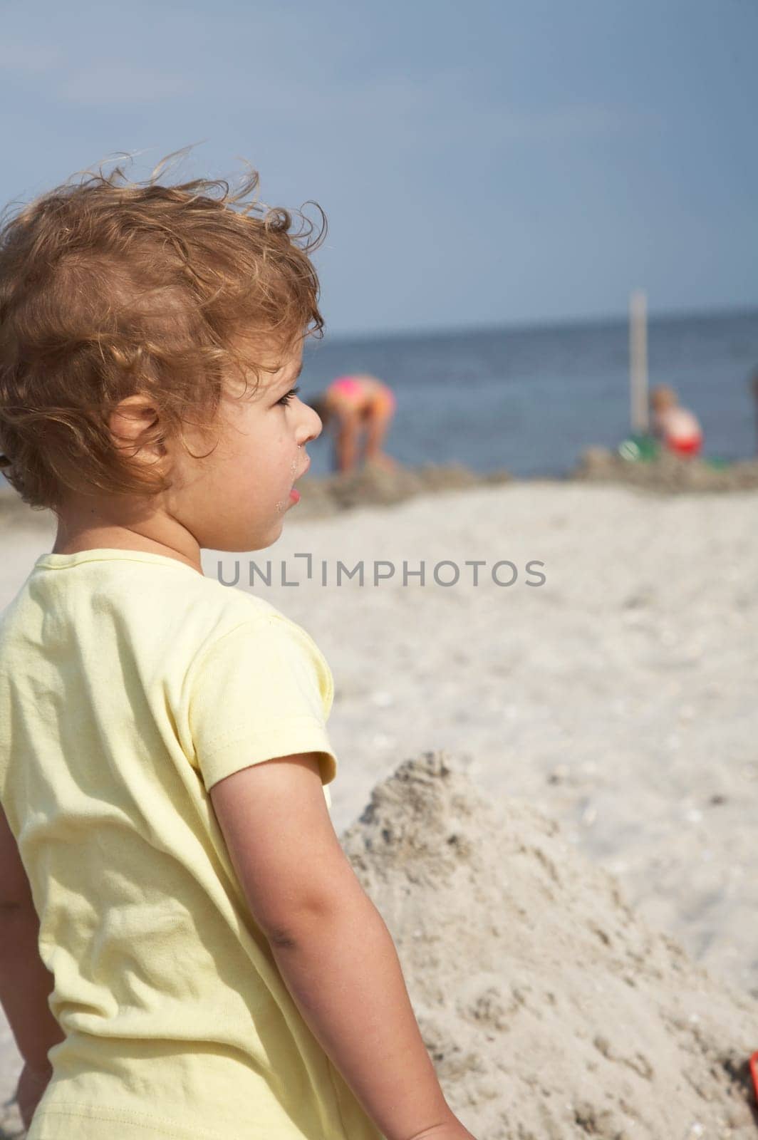 Child on the beach