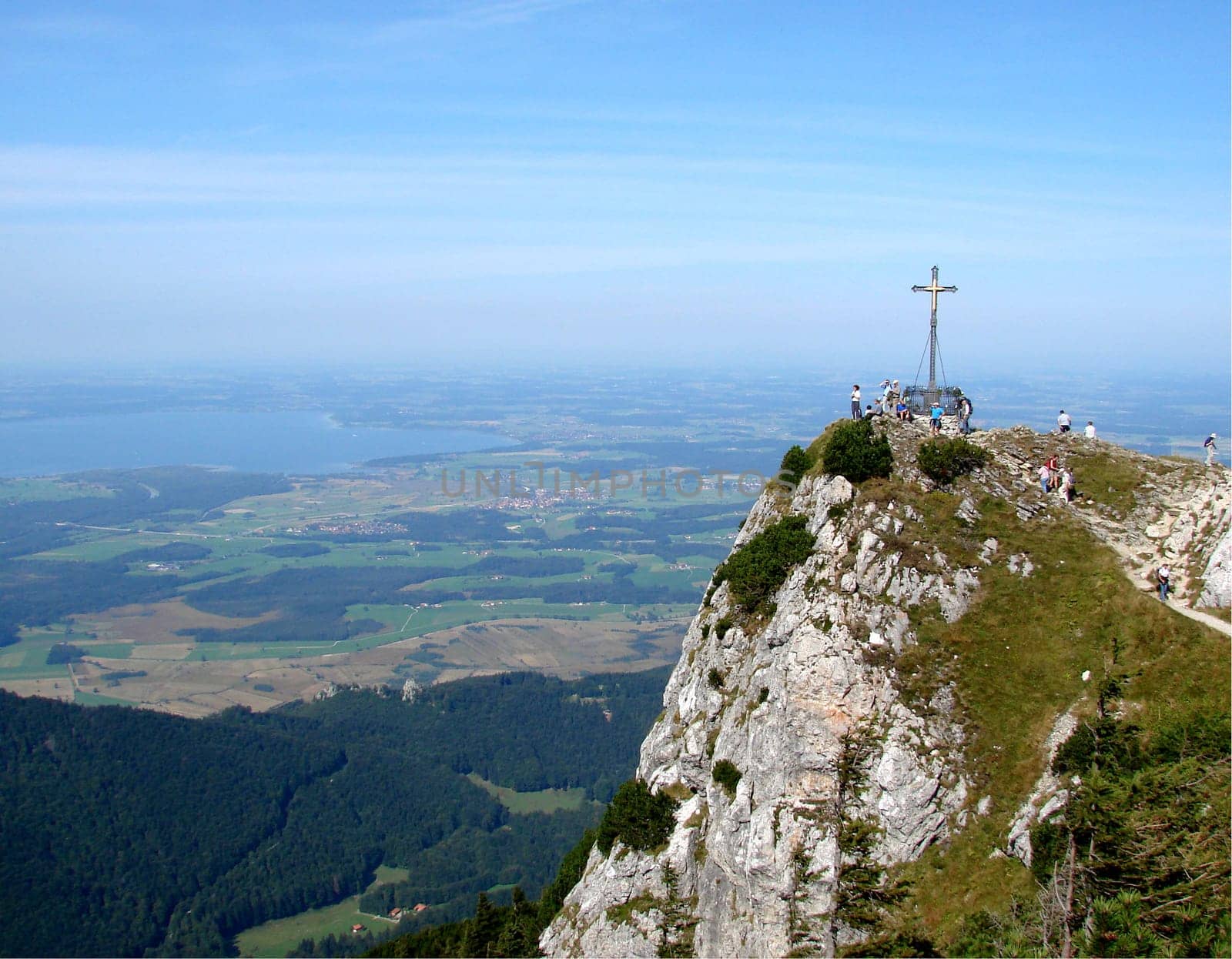in the background the Chiemsee