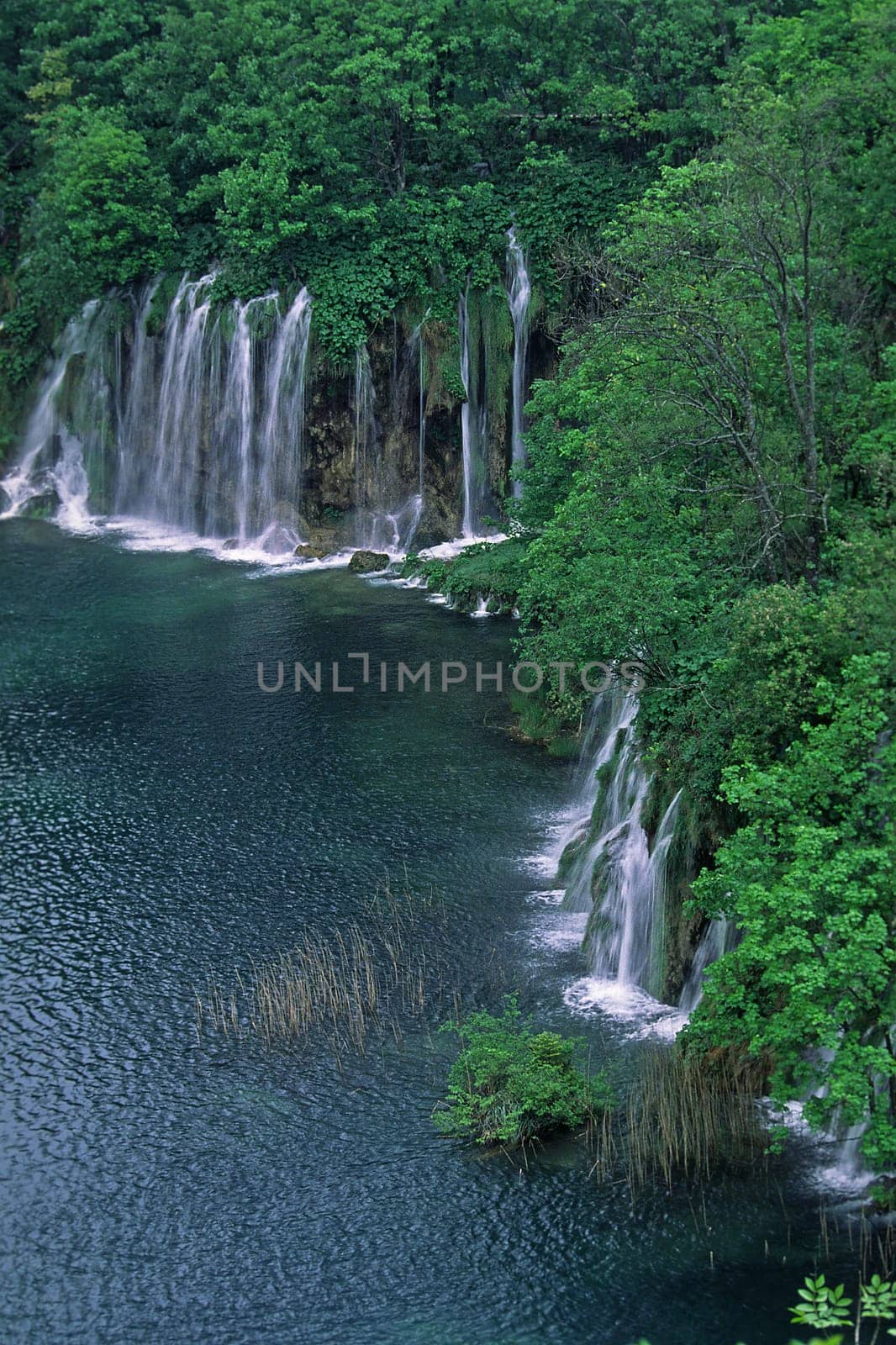 Plitwitzer Seen, Wasserfall