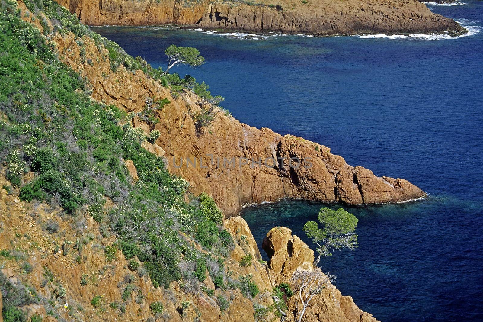 Corniche de l'Esterel,rocky landscape