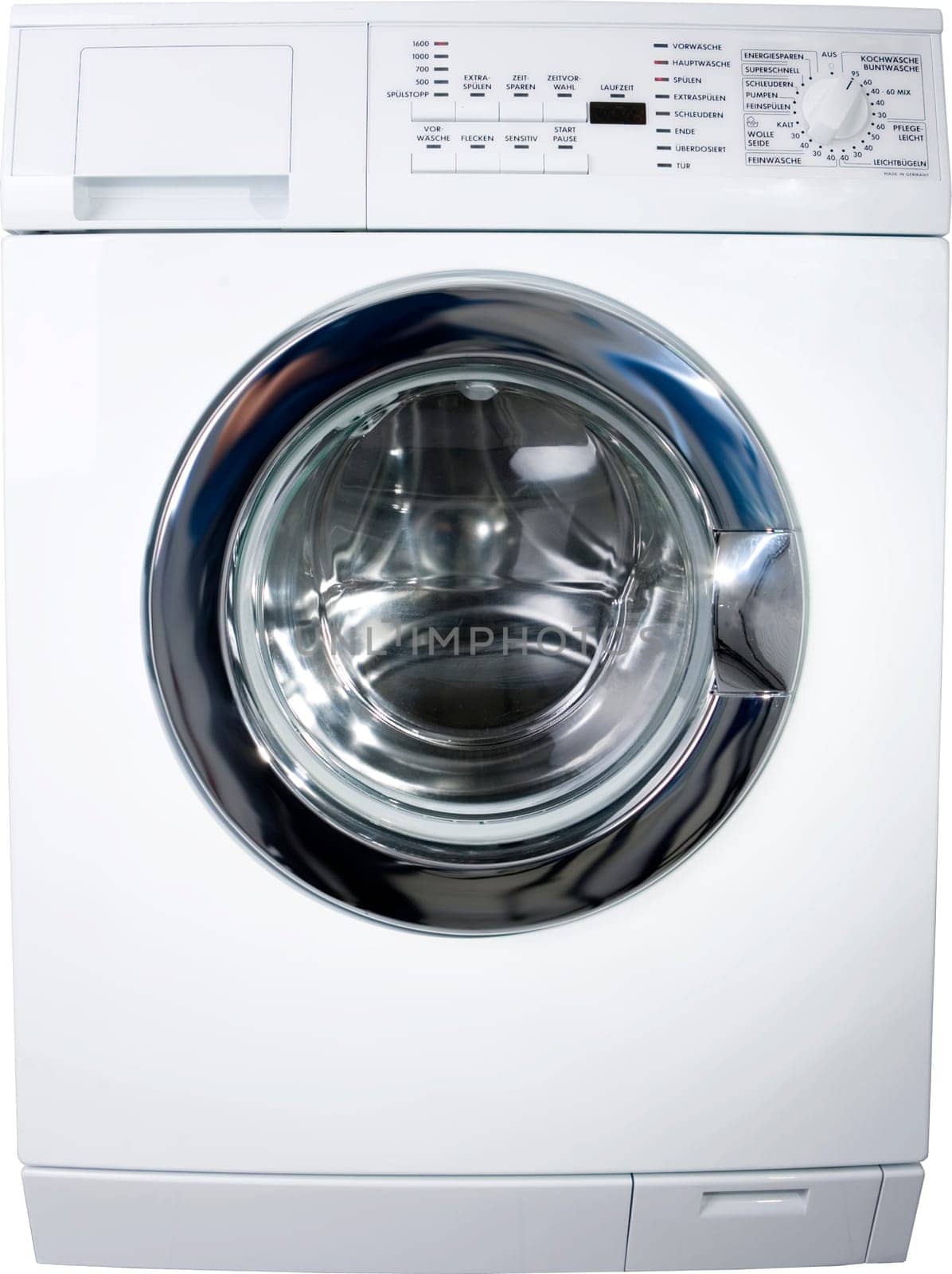 Front of a washing machine
