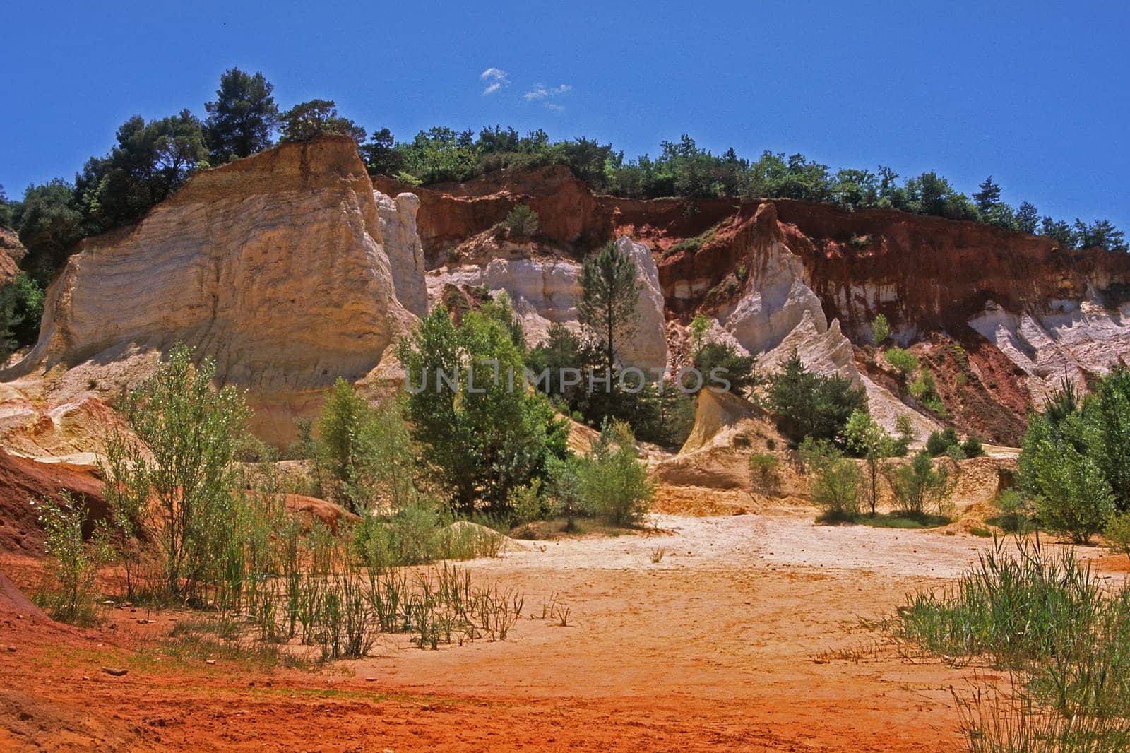 Ochre rocks near Rustrel,Provence