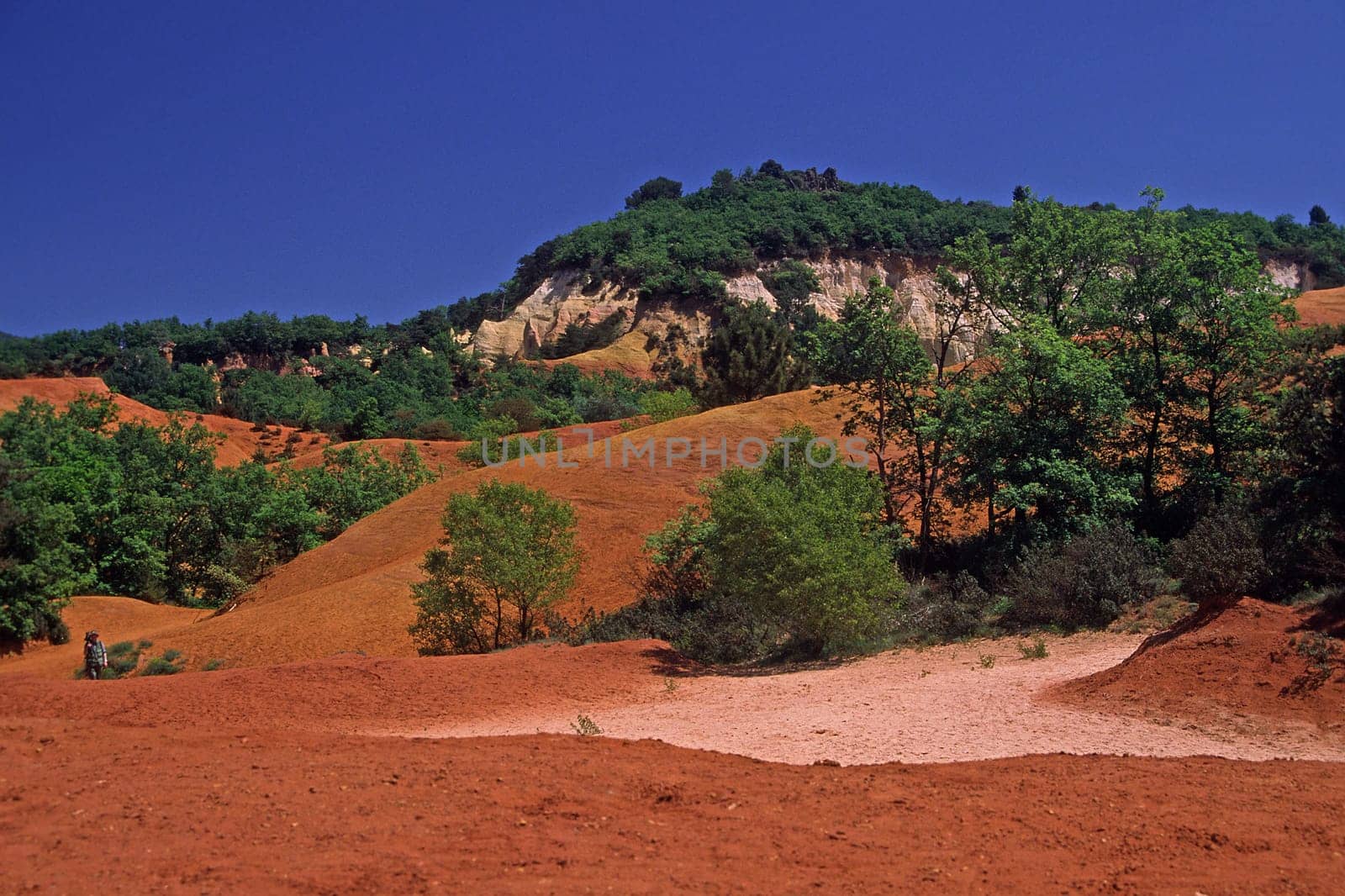 Ockerfelsen, Rustrel, Felsen, Landschaft