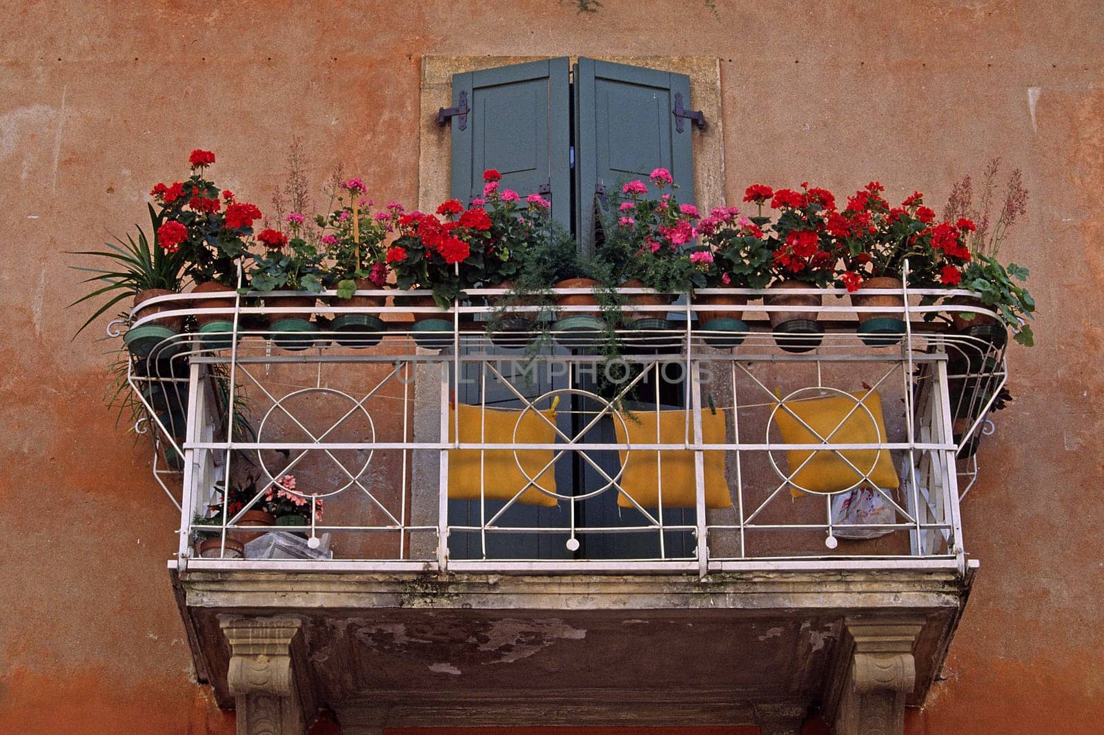 Gardasee, Arco, Balkon