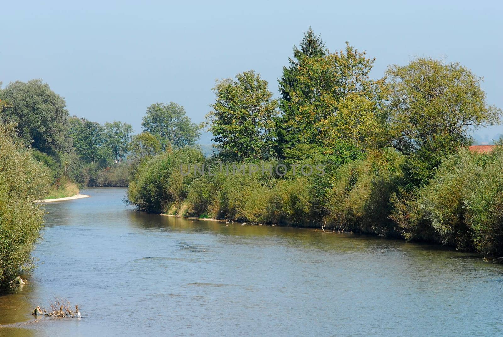 ... in the light haze,between Kochel and Wolfratshausen