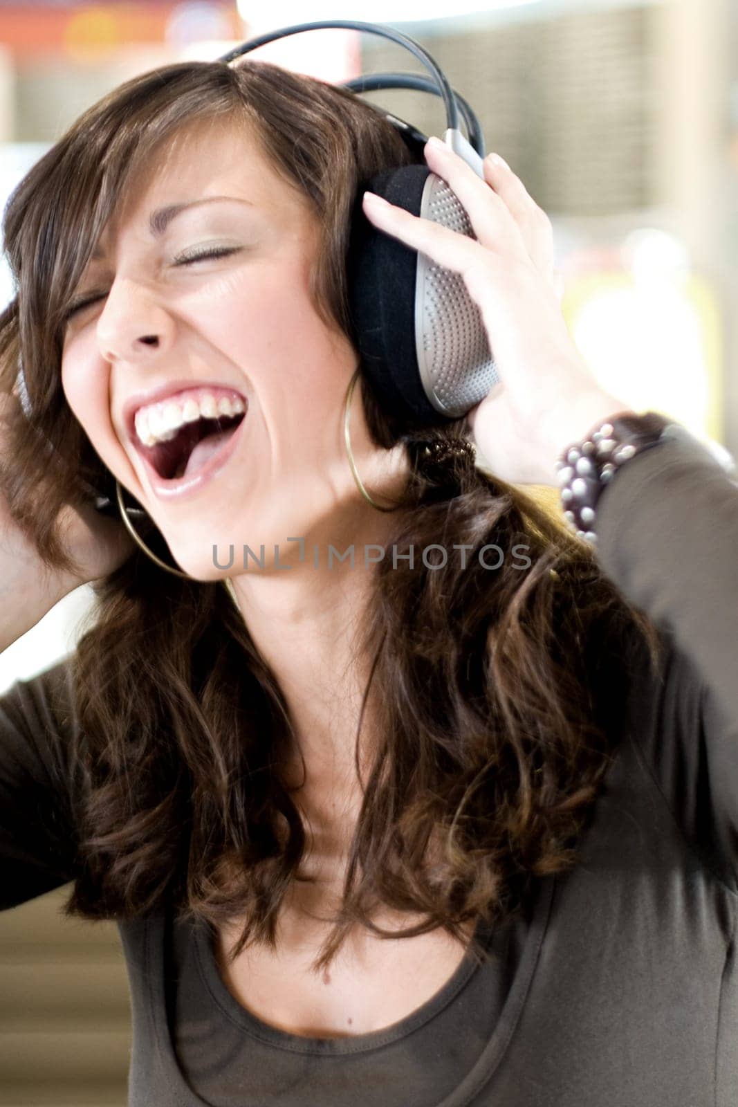 Woman singing