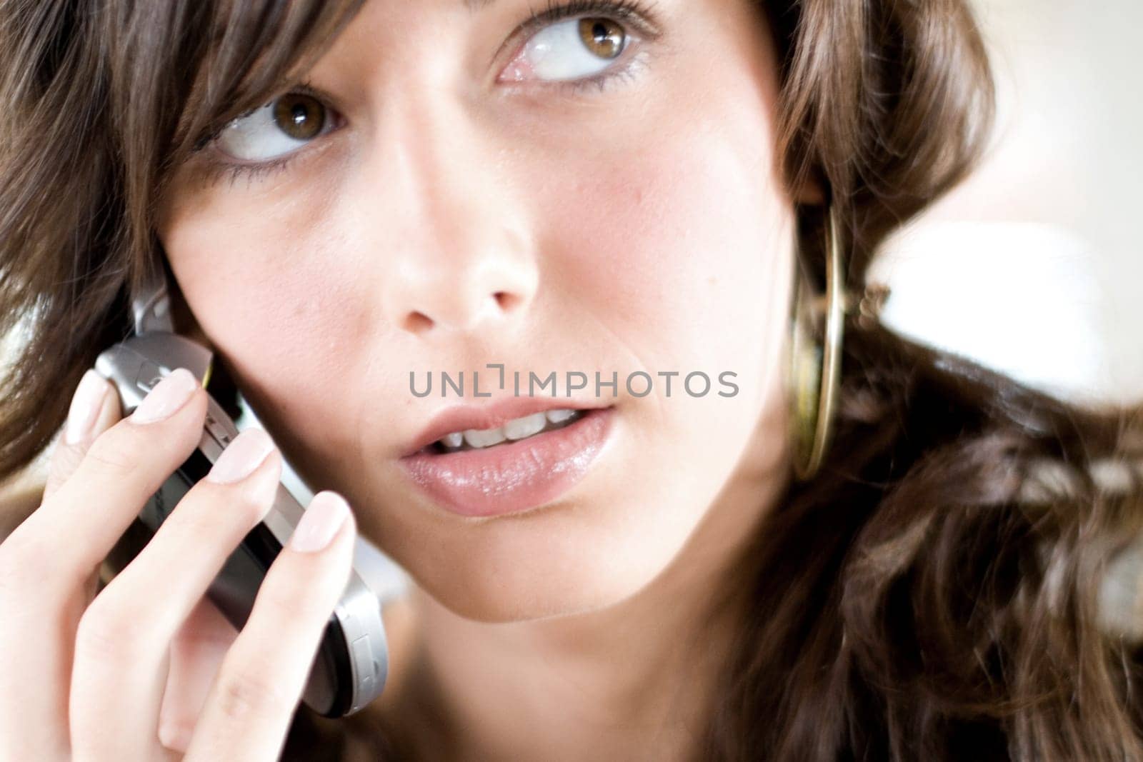 Woman with mobile phone