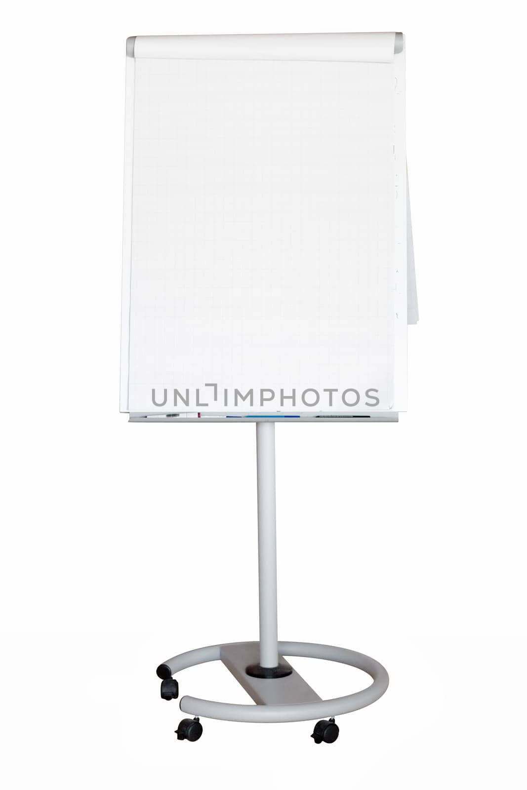 Flipchart with clipping path
