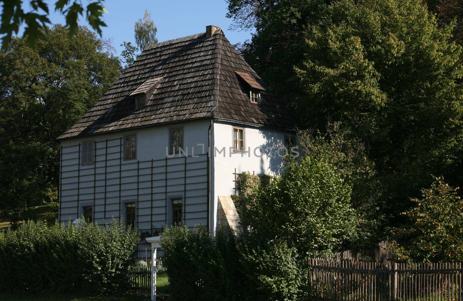 Johann Wolfgang von Goethe's garden house in Weimar in the Park an der Ilm (Goethepark)