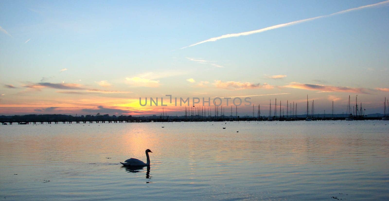 Evening atmosphere at the Baltic Sea