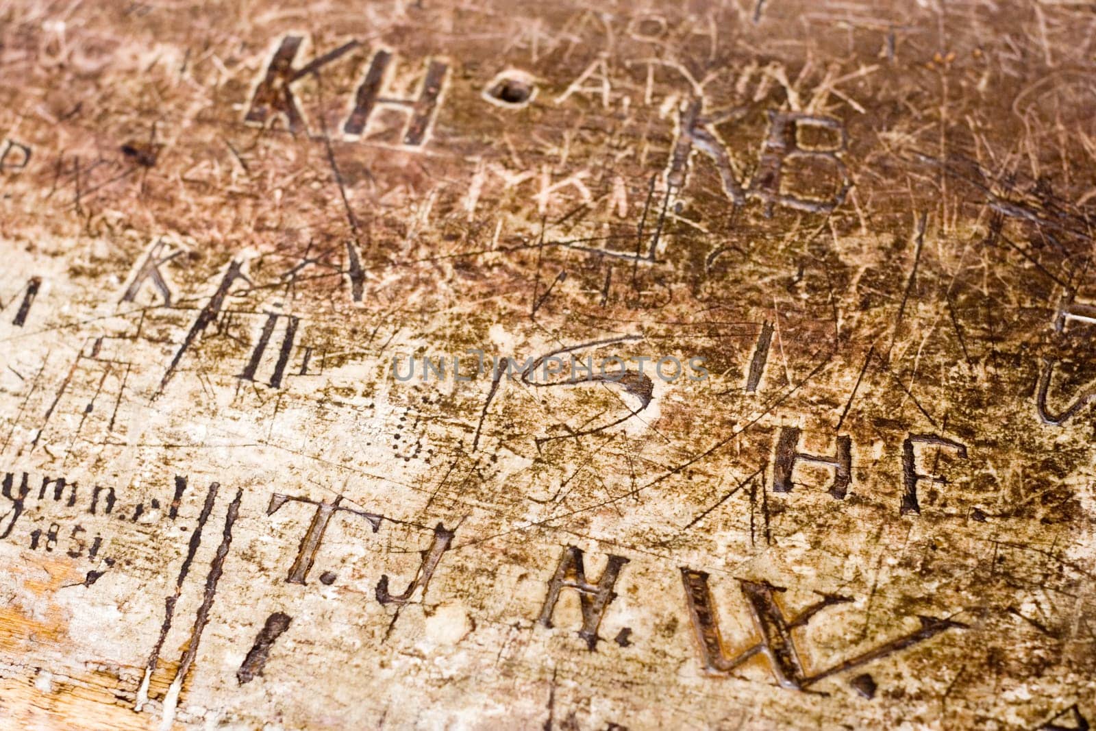 Engraving in stone