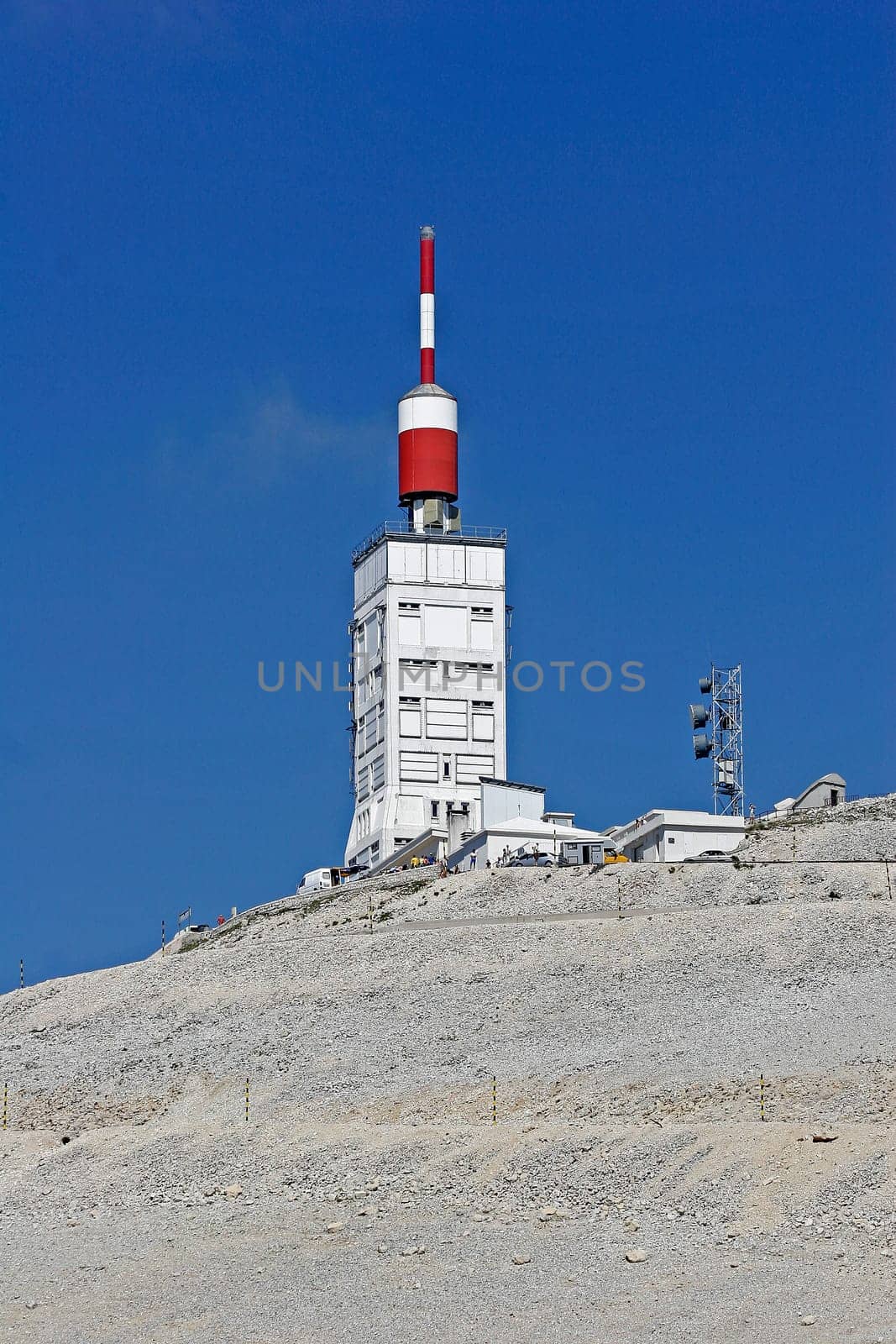 Mont Ventoux,tower of the weather station