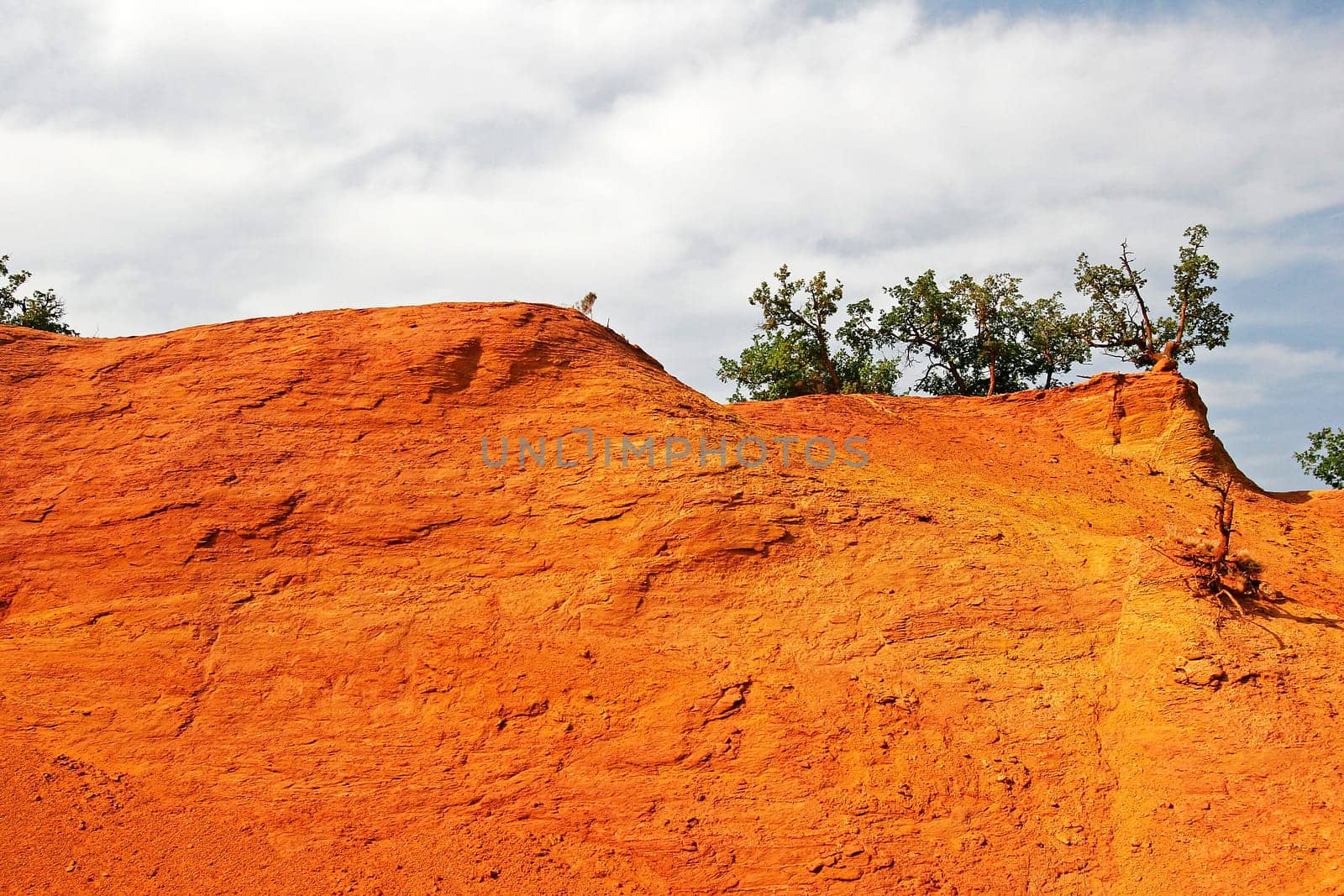 near Rustrel,ochre rocks,Provence