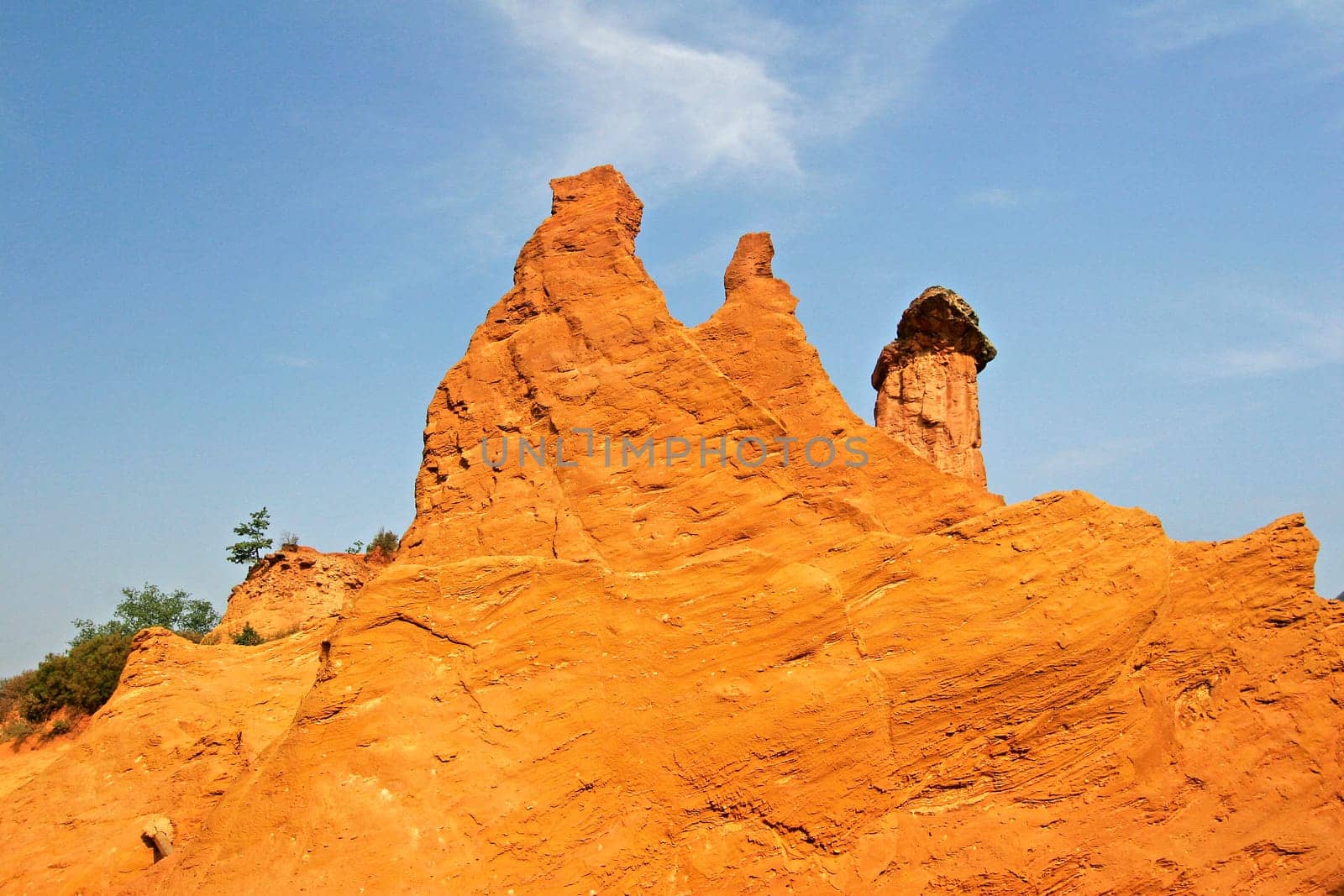 Ochre rocks near Rustrel,Provence