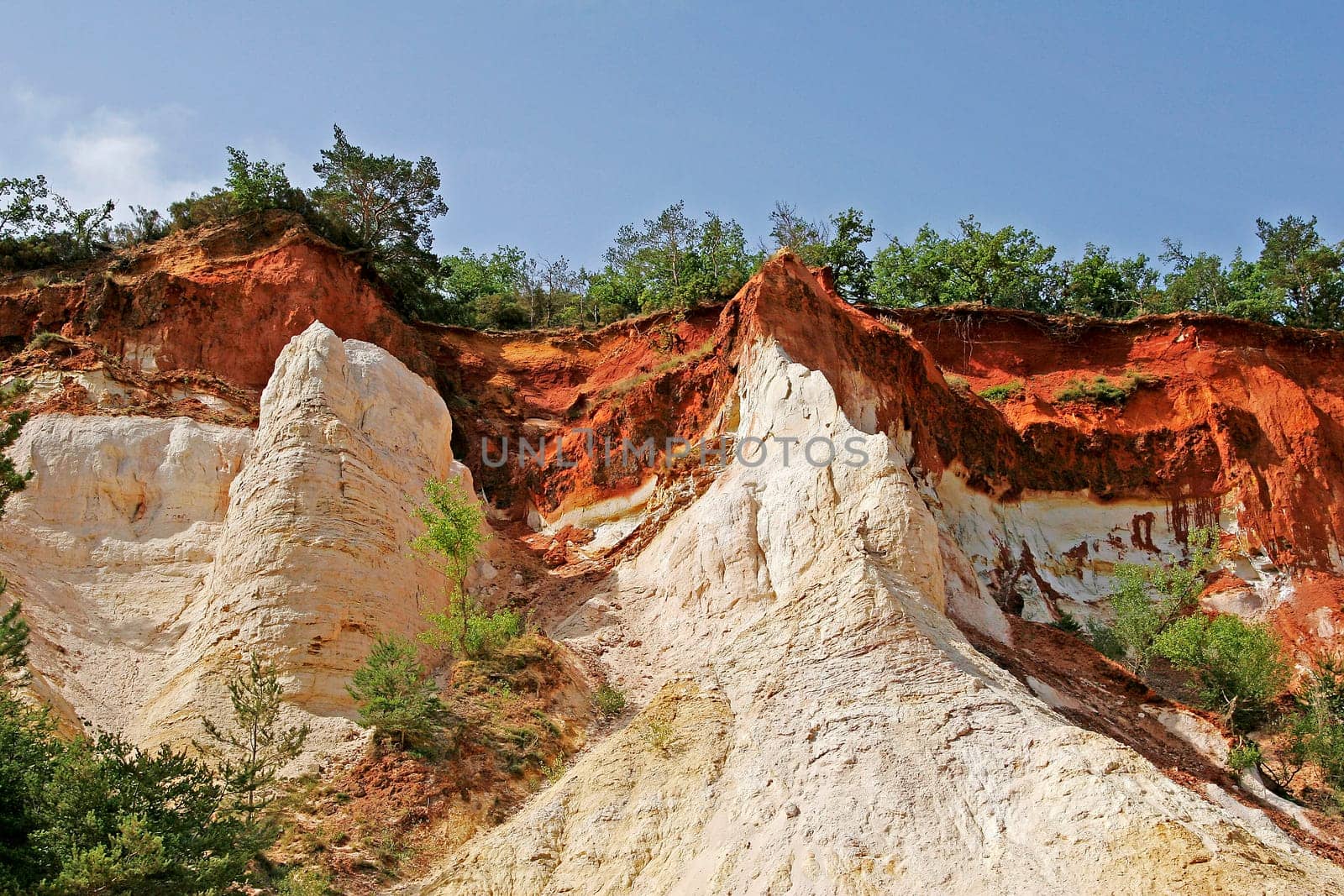 Ochre rocks near Rustrel,Provence