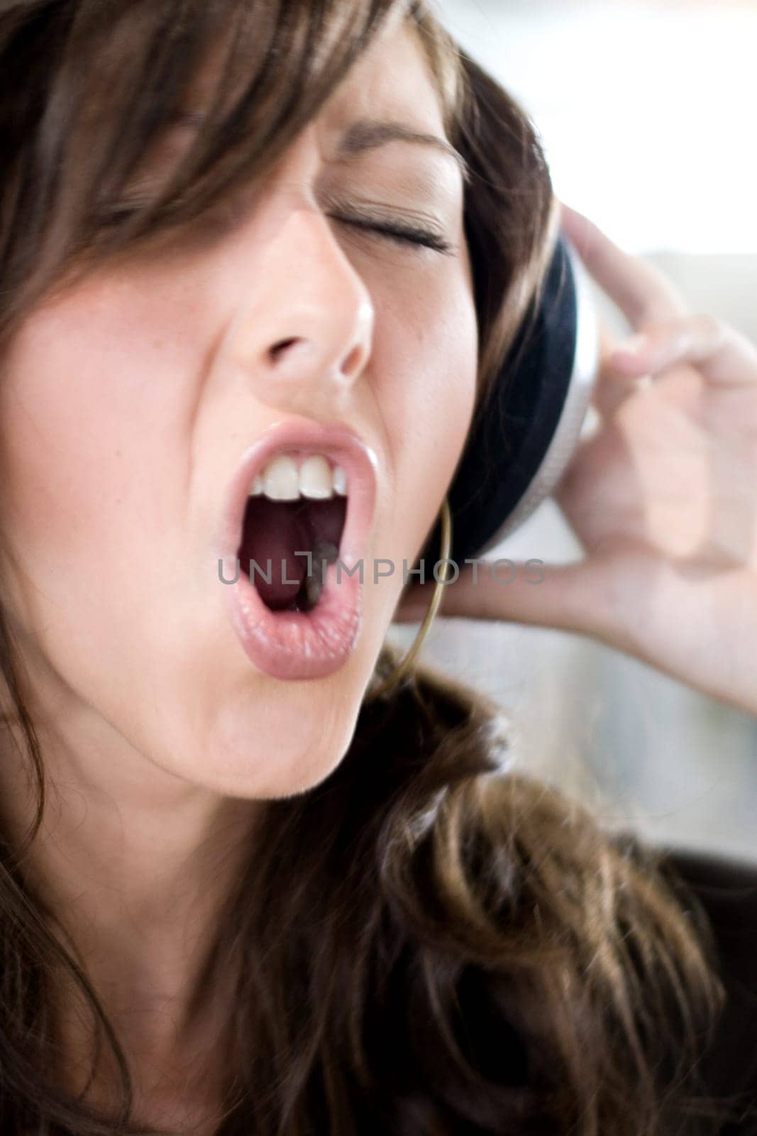 Woman singing
