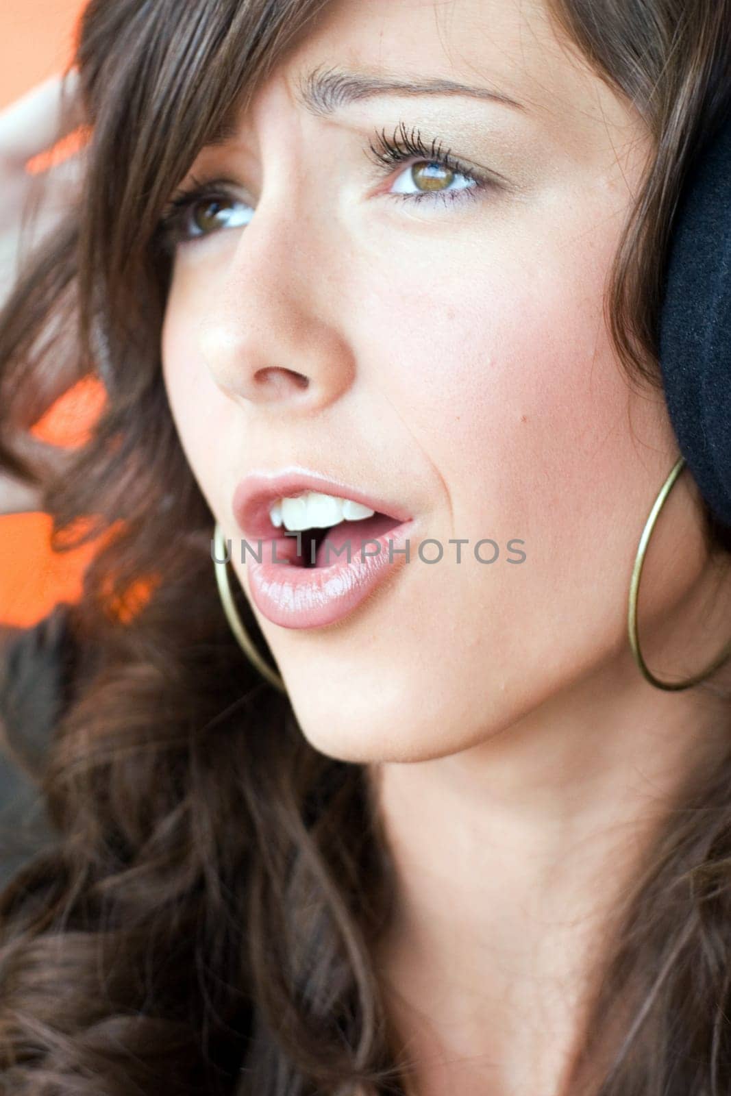 Woman singing